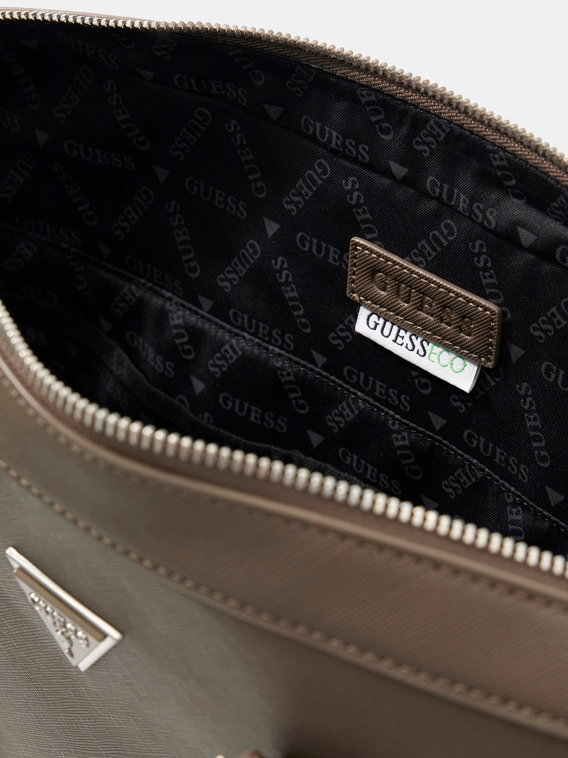 Sacs à bandoulière  Guess jeans HMMISA P6169 BROWN SHITAKE