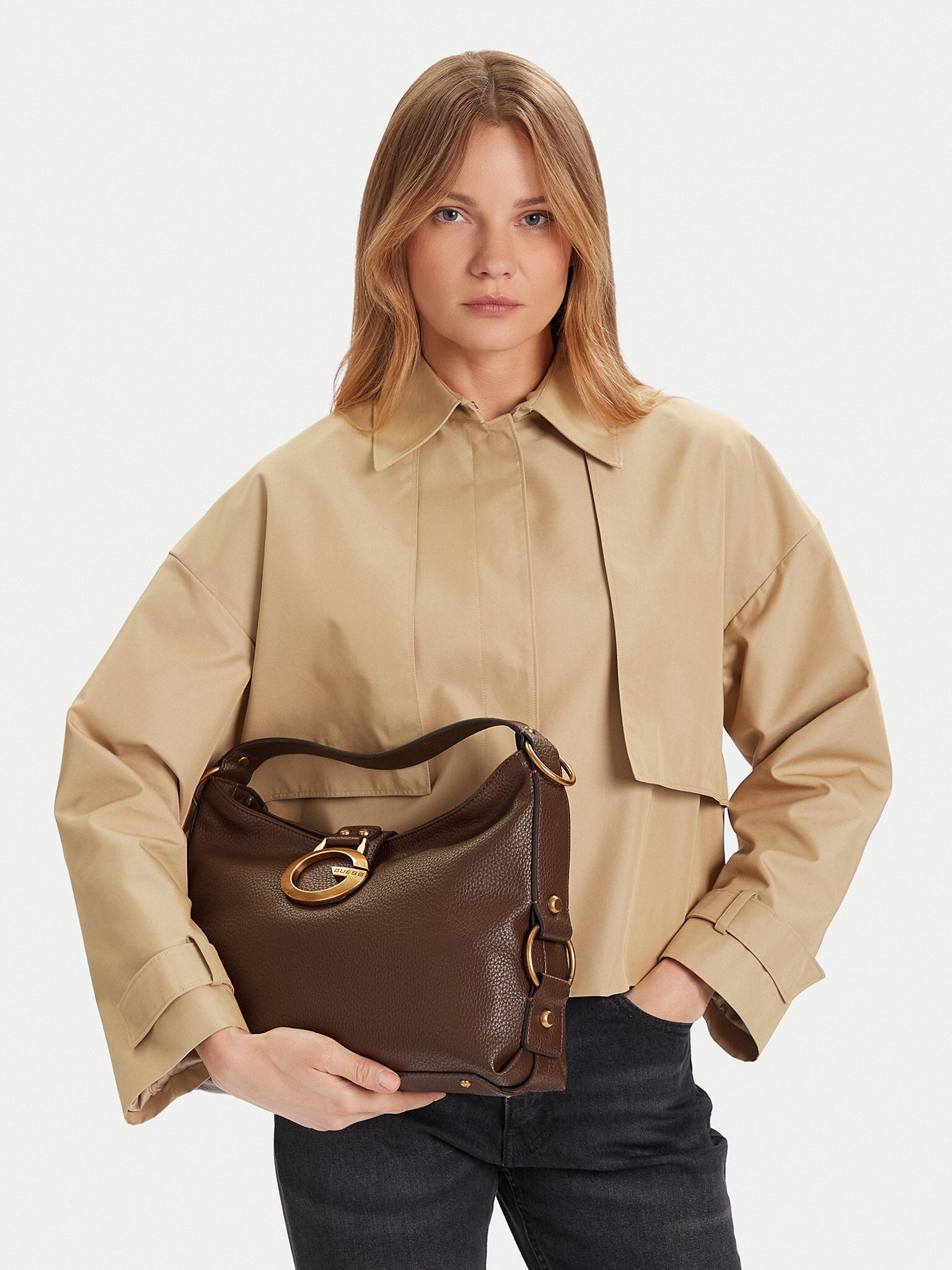 Sacs à Main  Guess jeans HWBB93 08180 ESPRESSO