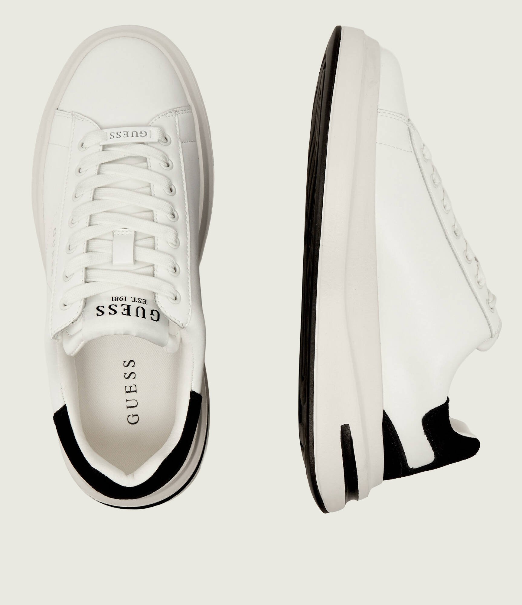 Sneakers / Sport  Guess jeans FMFLBA LEA12 WHITE BLACK