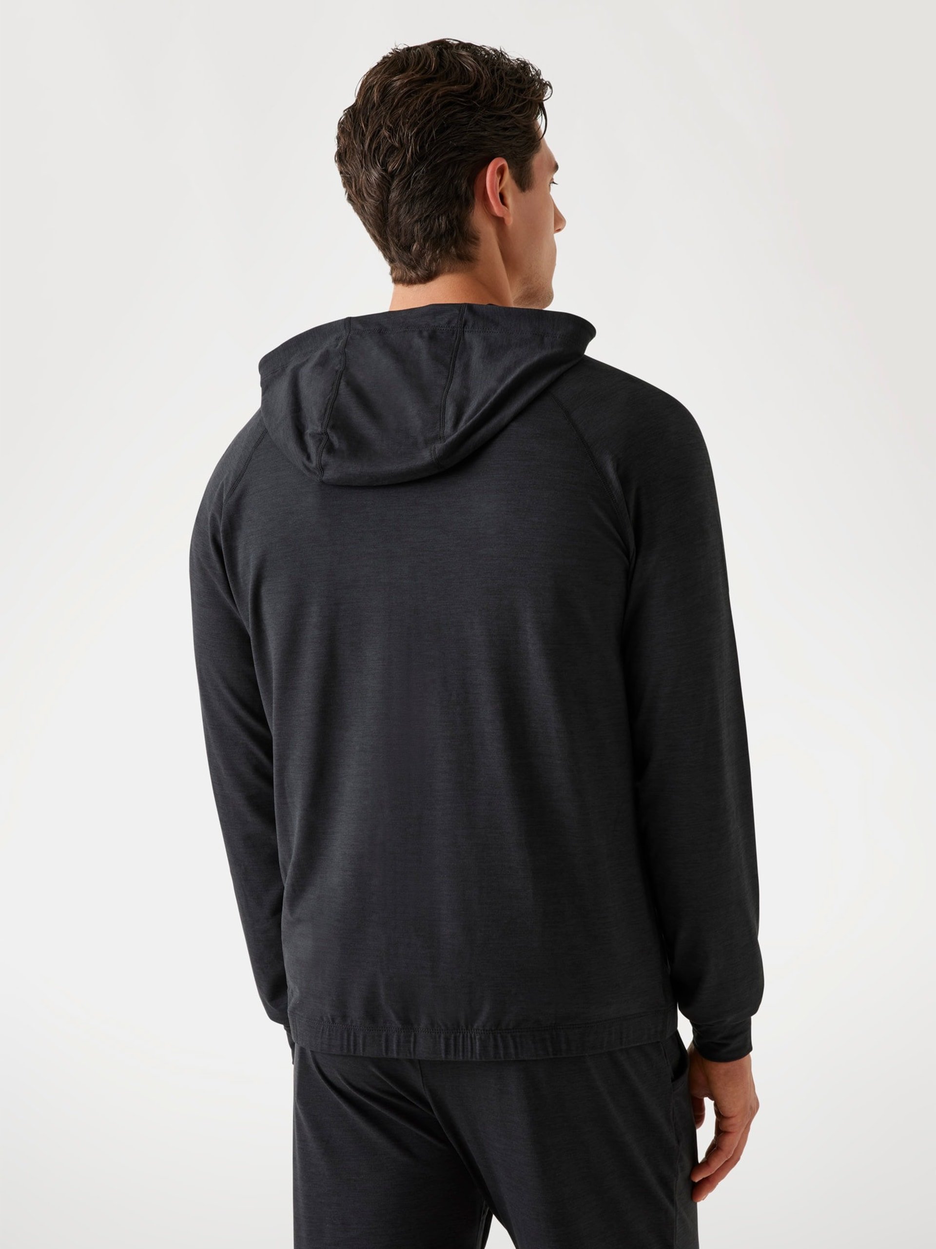 Sweats zippés  Guess jeans Z5YQ18 KCX82 H91K SOOT BLACK MELANGE