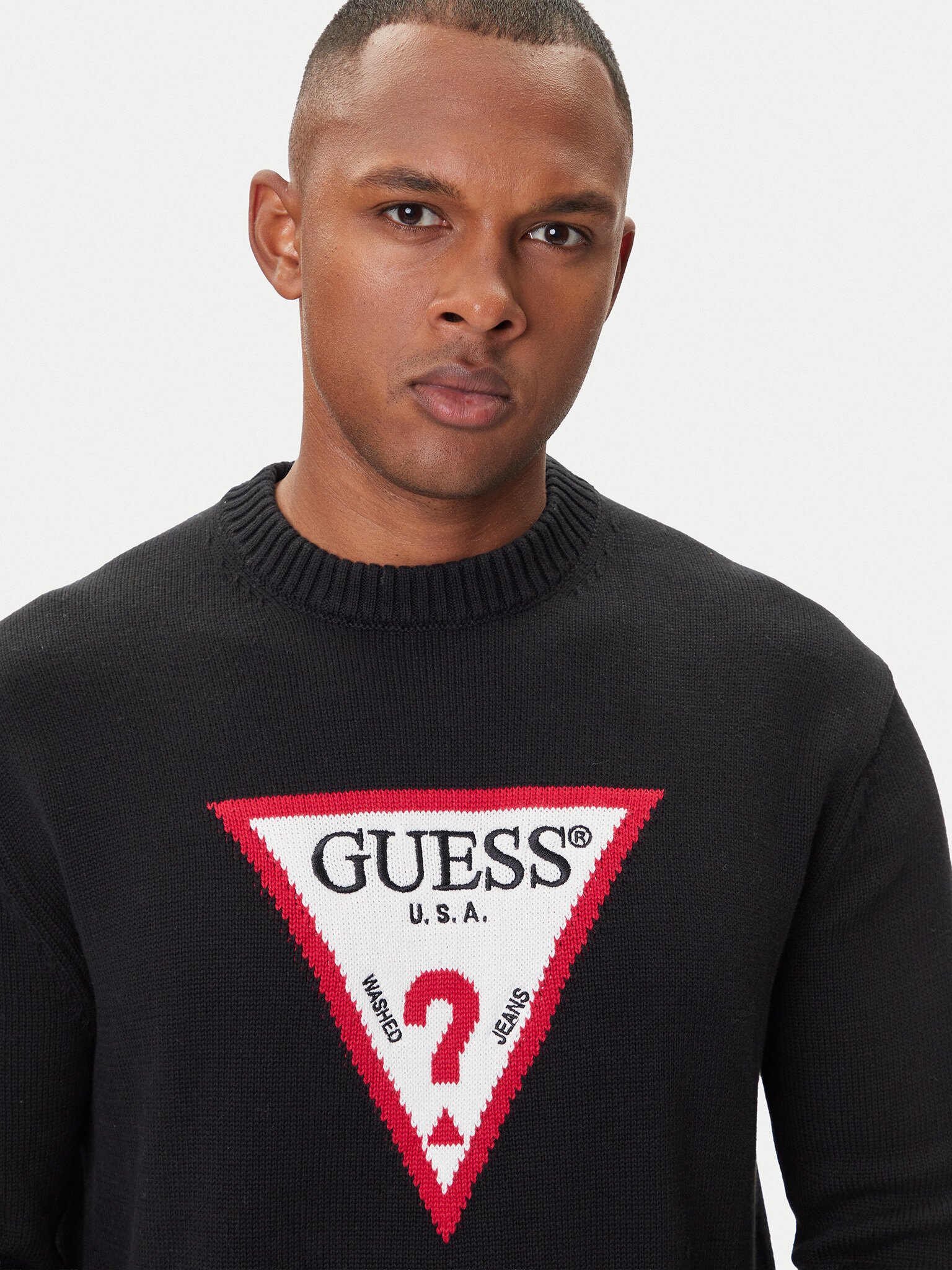 Sweatshirts  Guess jeans M4BR32 Z3HM1 JBLK Jet Black A996