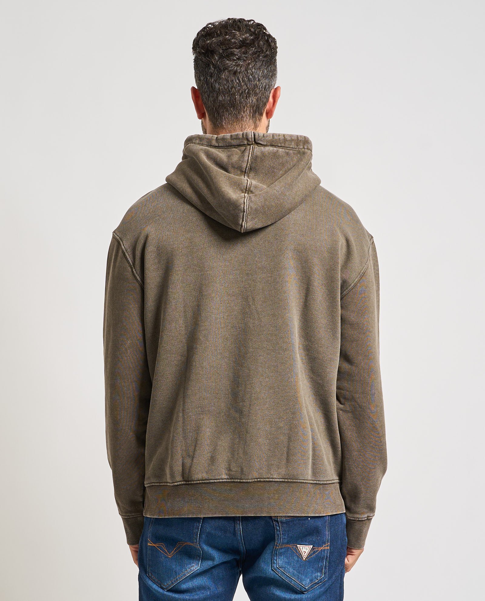 Sweatshirts  Guess jeans M5BQ33 KCPR1 FNGB DARK LUXE BROWN MULT