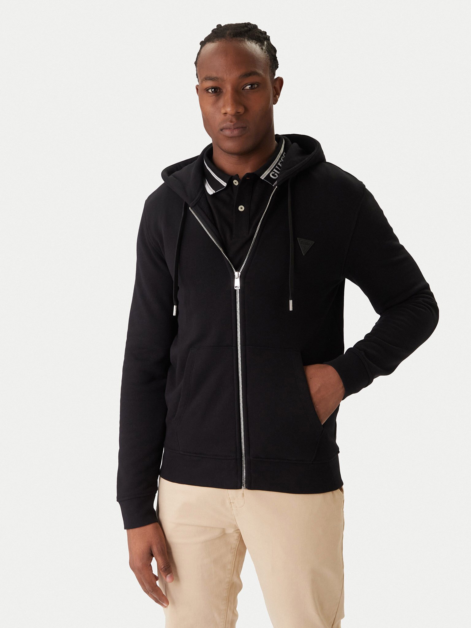 Sweatshirts  Guess jeans M6RQ48 KCN01 JBLK Jet Black A996