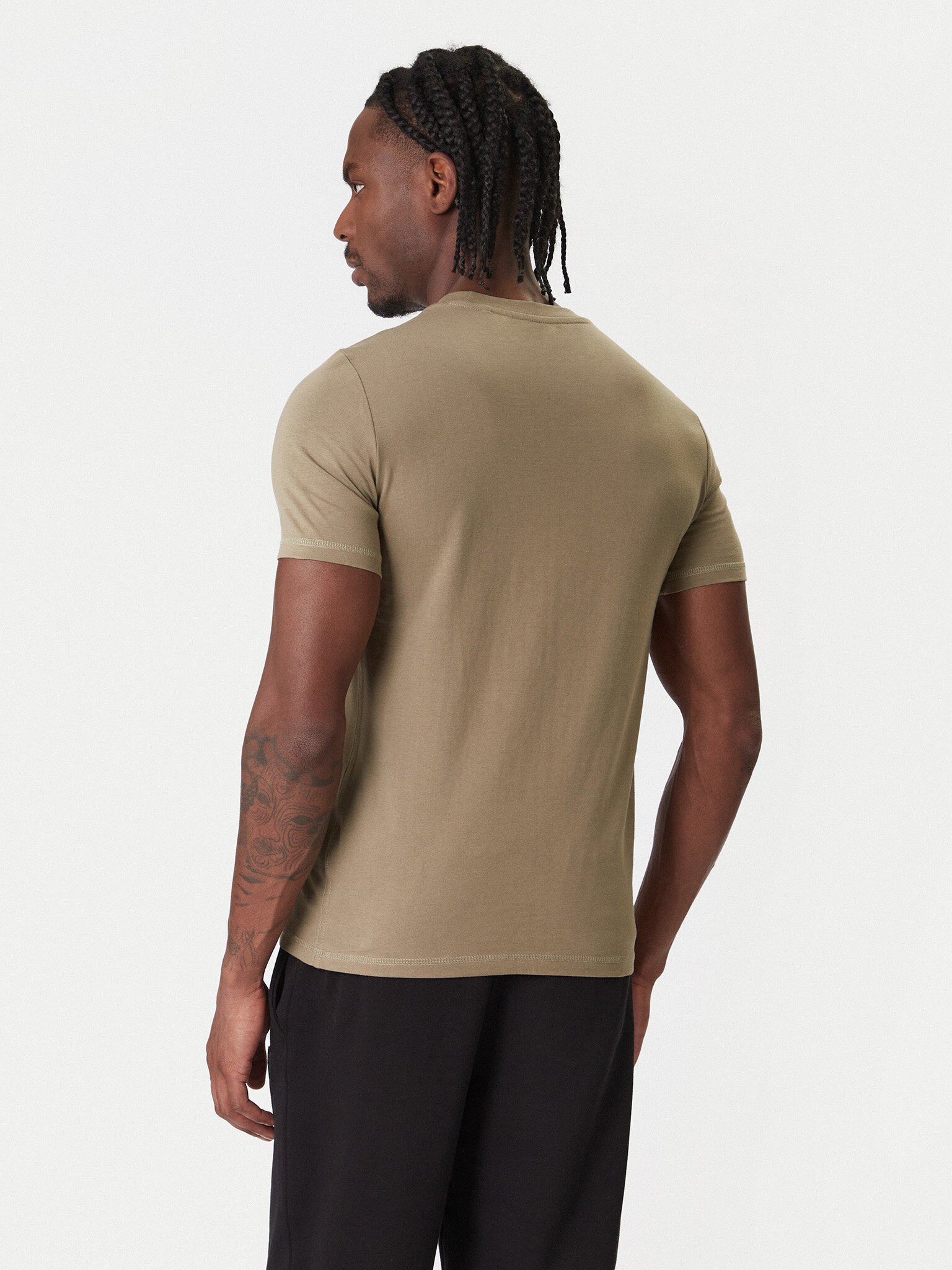 T-S manches courtes  Guess jeans M2YI72 I3Z14 G1ED KHAKI WAY