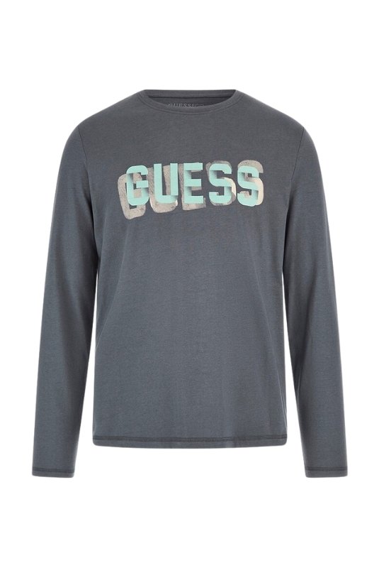T-S manches longues  Guess jeans M4YI16 I3Z14 G9G3 ARTILLERY GREY