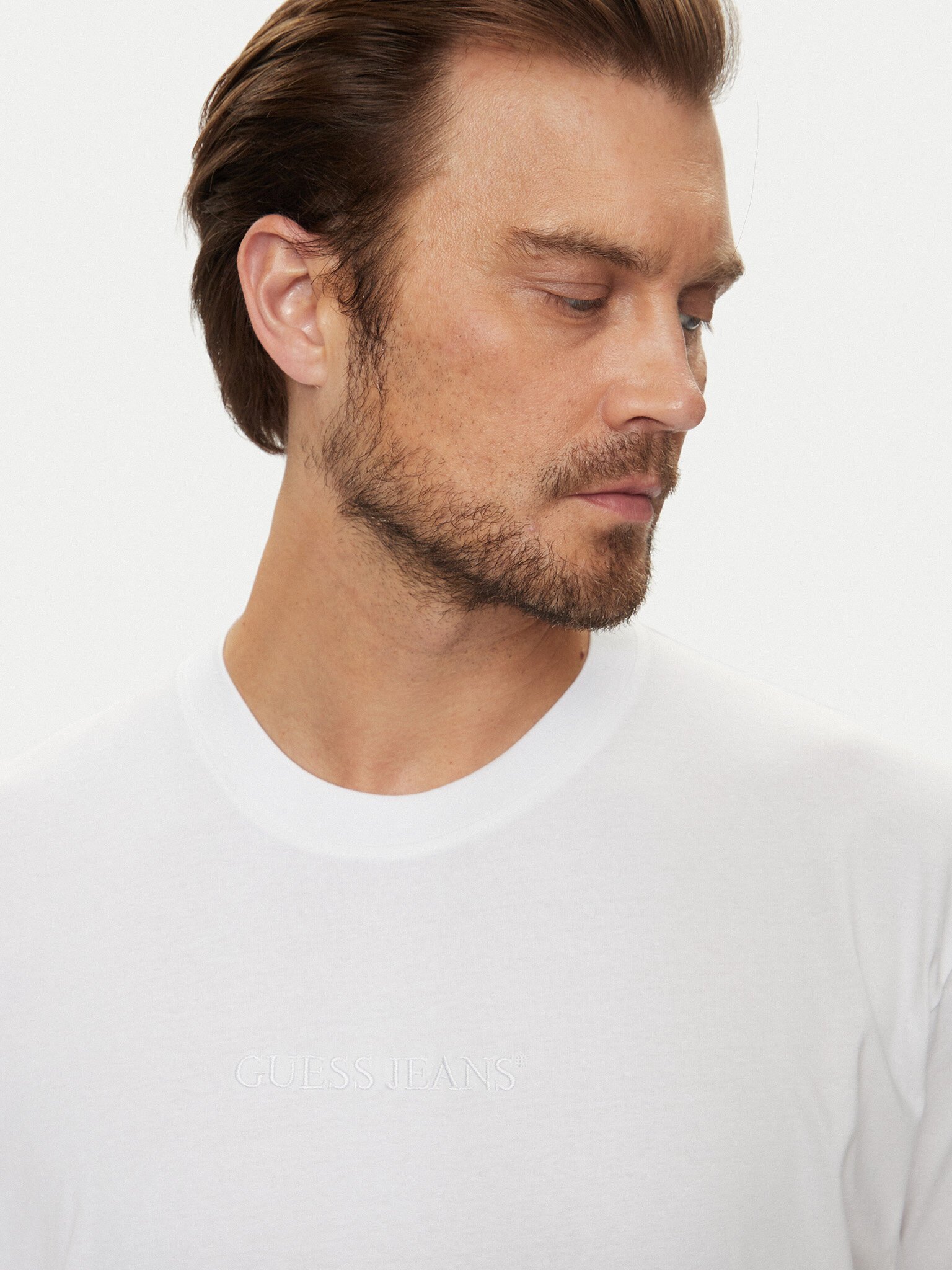 T-S manches courtes  Guess jeans M4YI44 K8FQ4 G011 Pure White