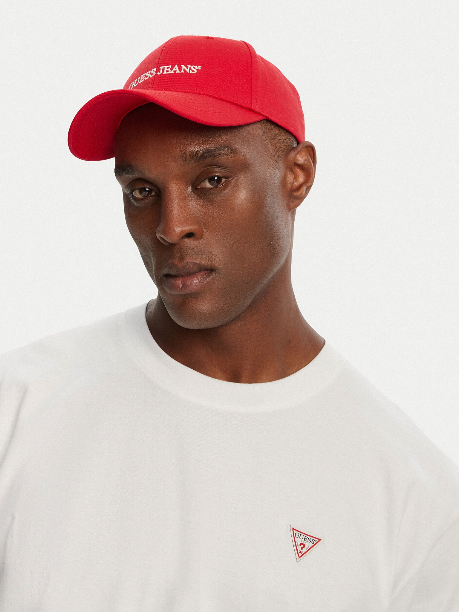 T-S manches courtes  Guess jeans M4YI46 K8FQ4 G011 Pure White