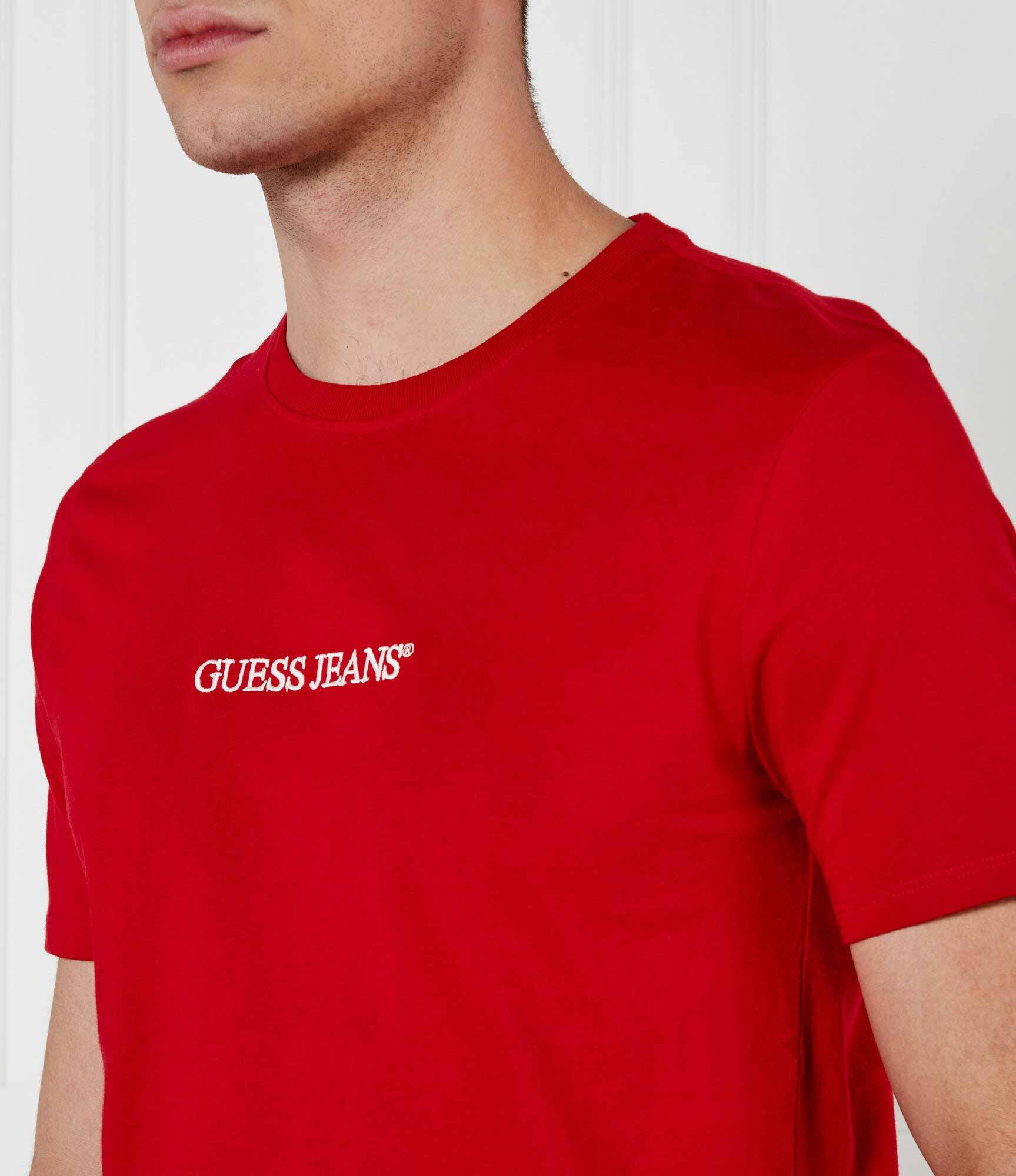 T-S manches courtes  Guess jeans M4YI52 K8HM0 G585 RUGBY RED