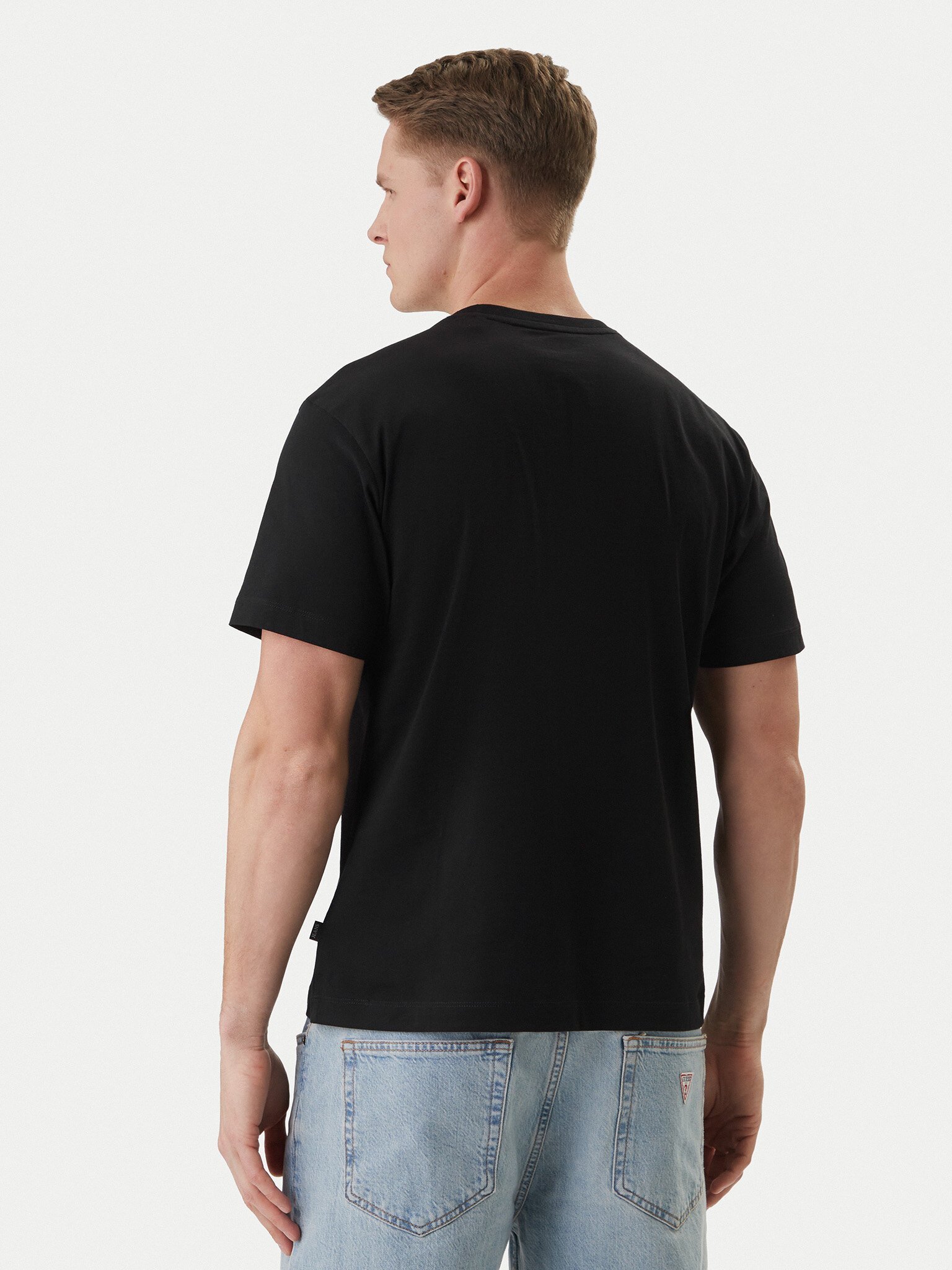 T-S manches courtes  Guess jeans M6GIB7 K8HM0 JBLK Jet Black A996