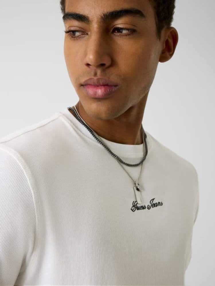 T-S manches courtes  Guess jeans M6GP06 KA0H1 G046 ALABASTER WHITE