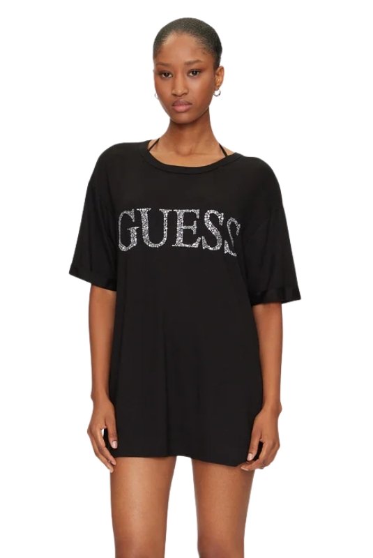 Tee shirt  Guess jeans E5GI07 K68D2 JBLK Jet Black A996