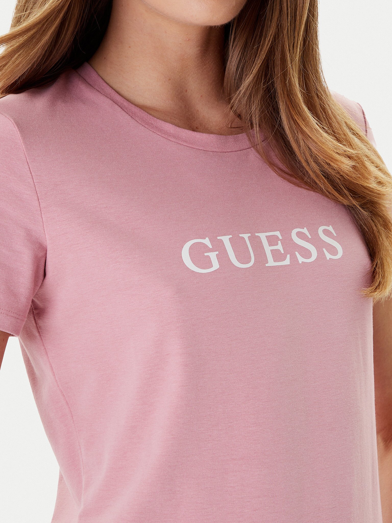 Tee shirt  Guess jeans O5RI01 KBBU1 G64T ROSE KISSES