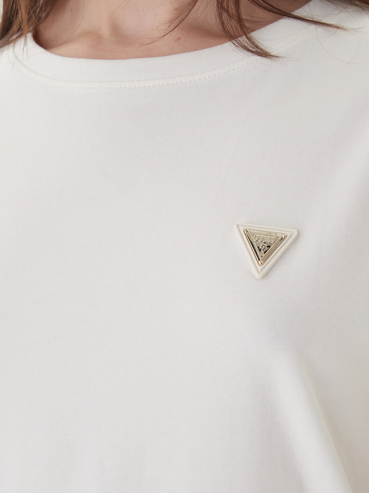 Tee shirt  Guess jeans V4YI09 J1314 G1O6 DOVE WHITE