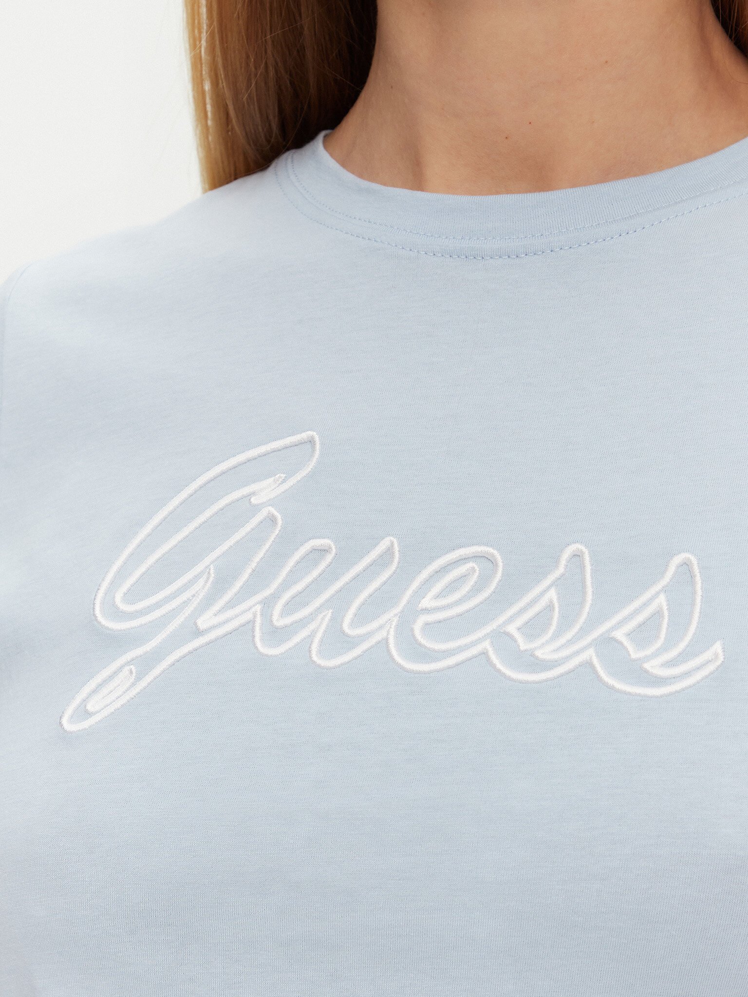 Tee shirt  Guess jeans V5GI02 K9RM1 G7O3 AERIAL BLUE