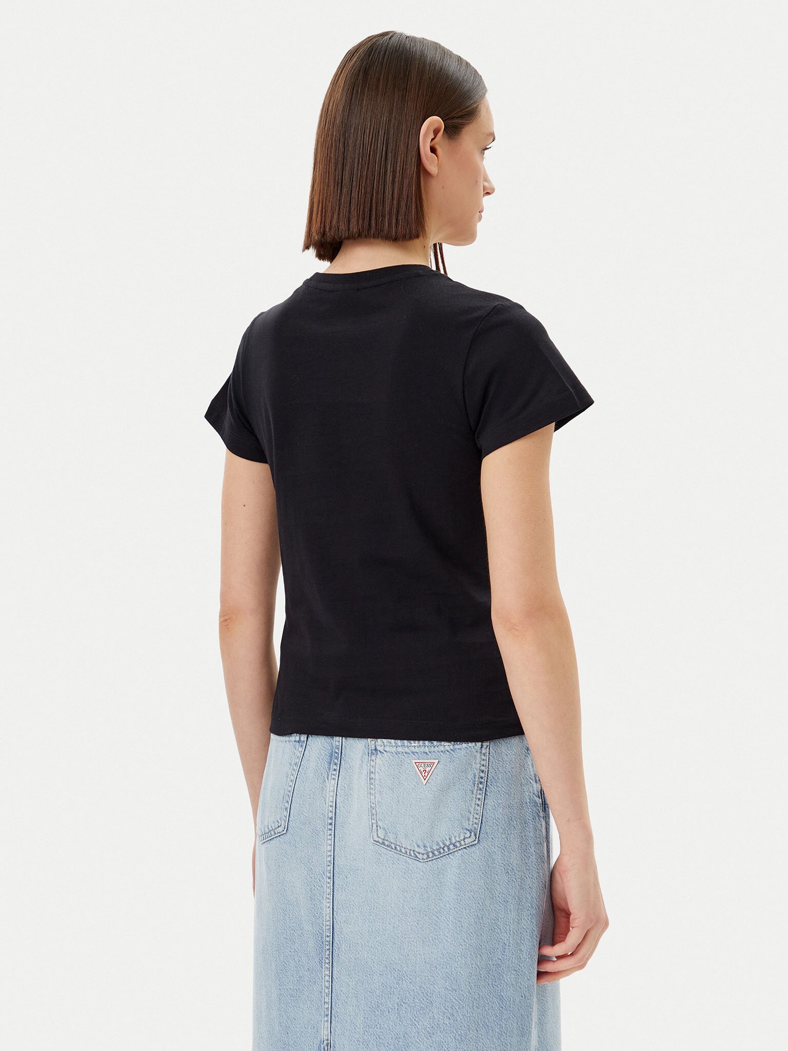 Tee shirt  Guess jeans V5GI10 K9RM1 JBLK Jet Black A996