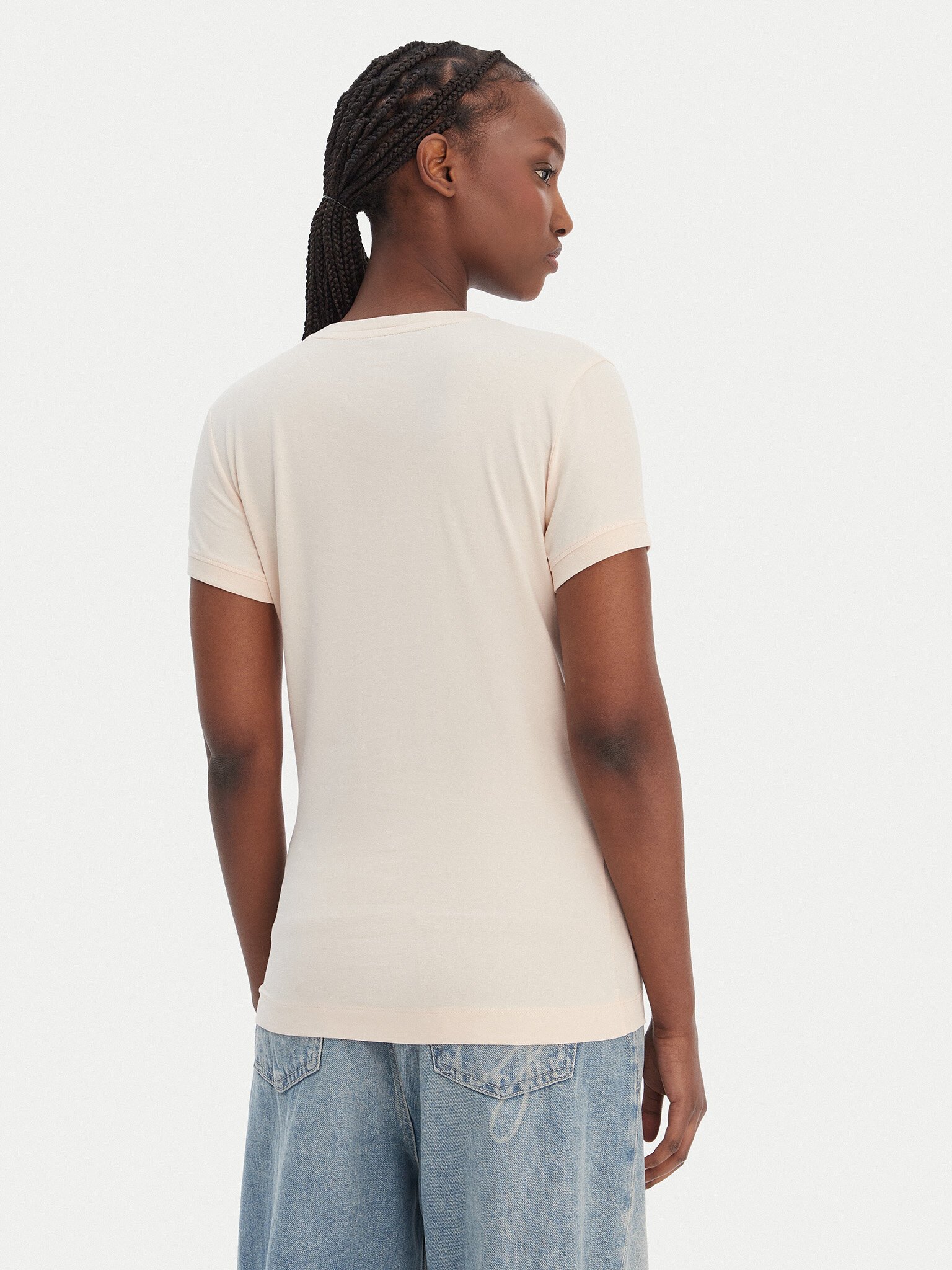 Tee shirt  Guess jeans W2YI44 J1314 G67C COSMIC VANILLA