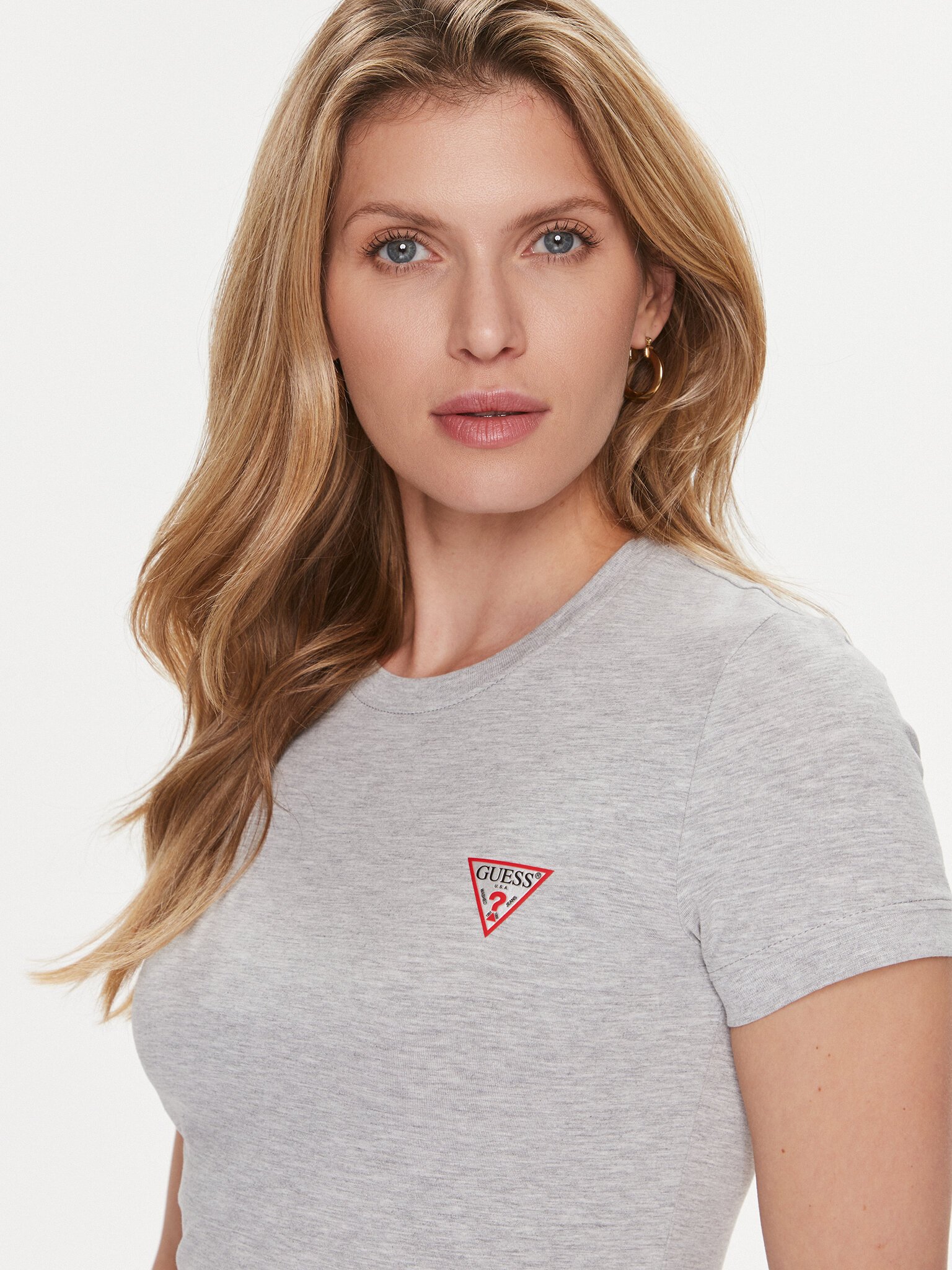 Tee shirt  Guess jeans W2YI44 J1314 LMGY LIGHT MELANGE GREY M