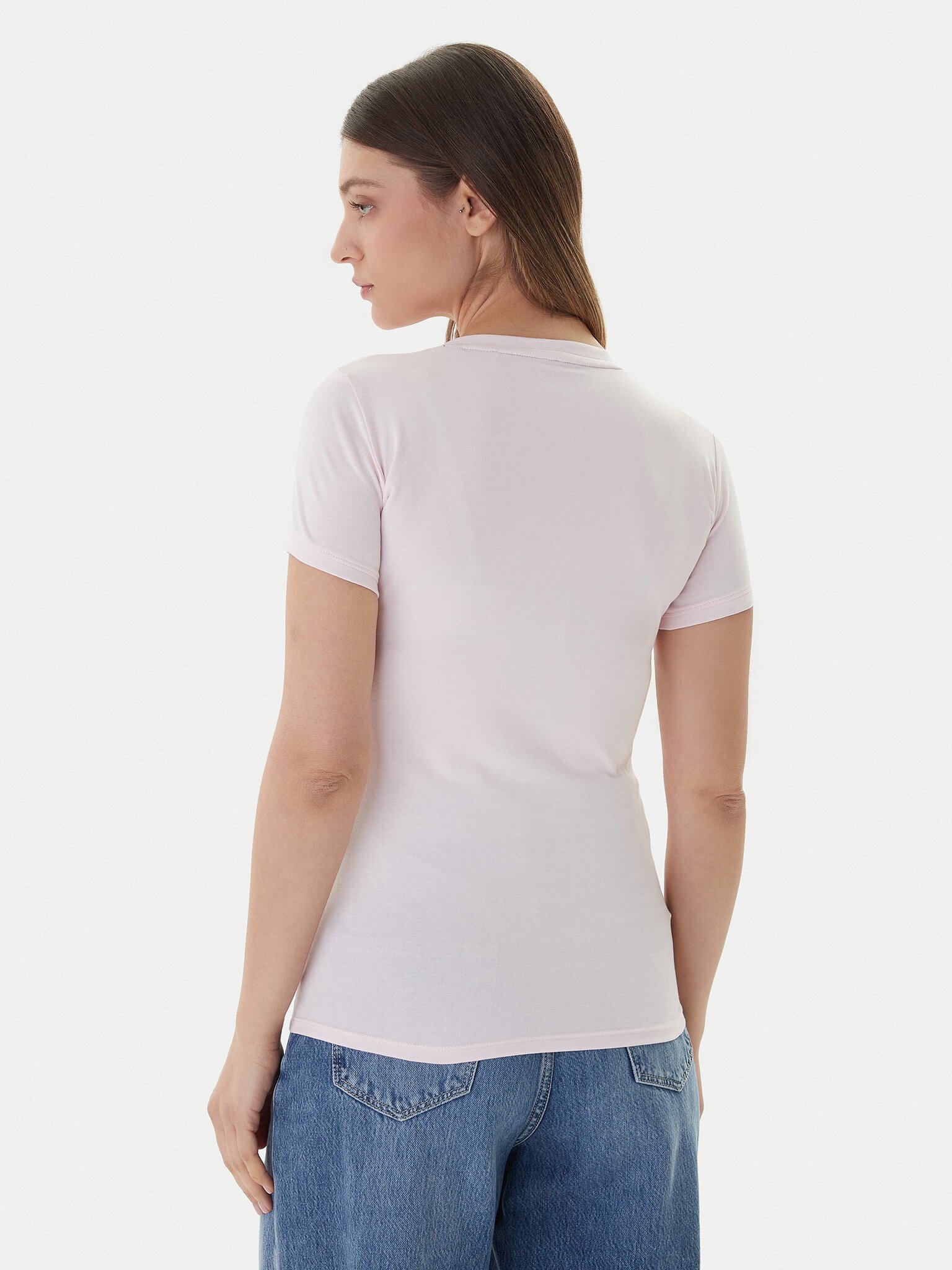Tee shirt  Guess jeans W2YI45 J1314 A627 DELICATE PINK