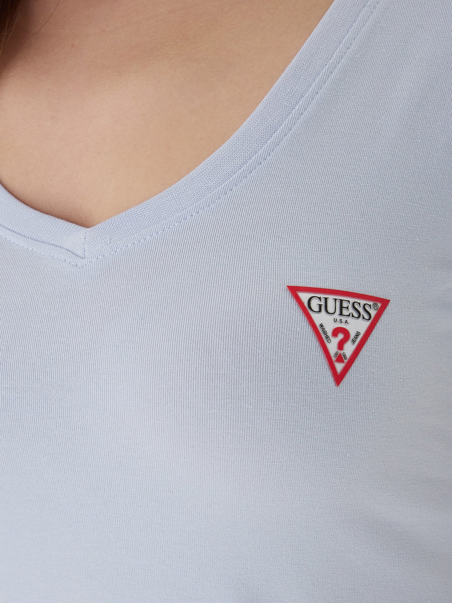 Tee shirt  Guess jeans W2YI45 J1314 G7S1 AIRWAY BLUE