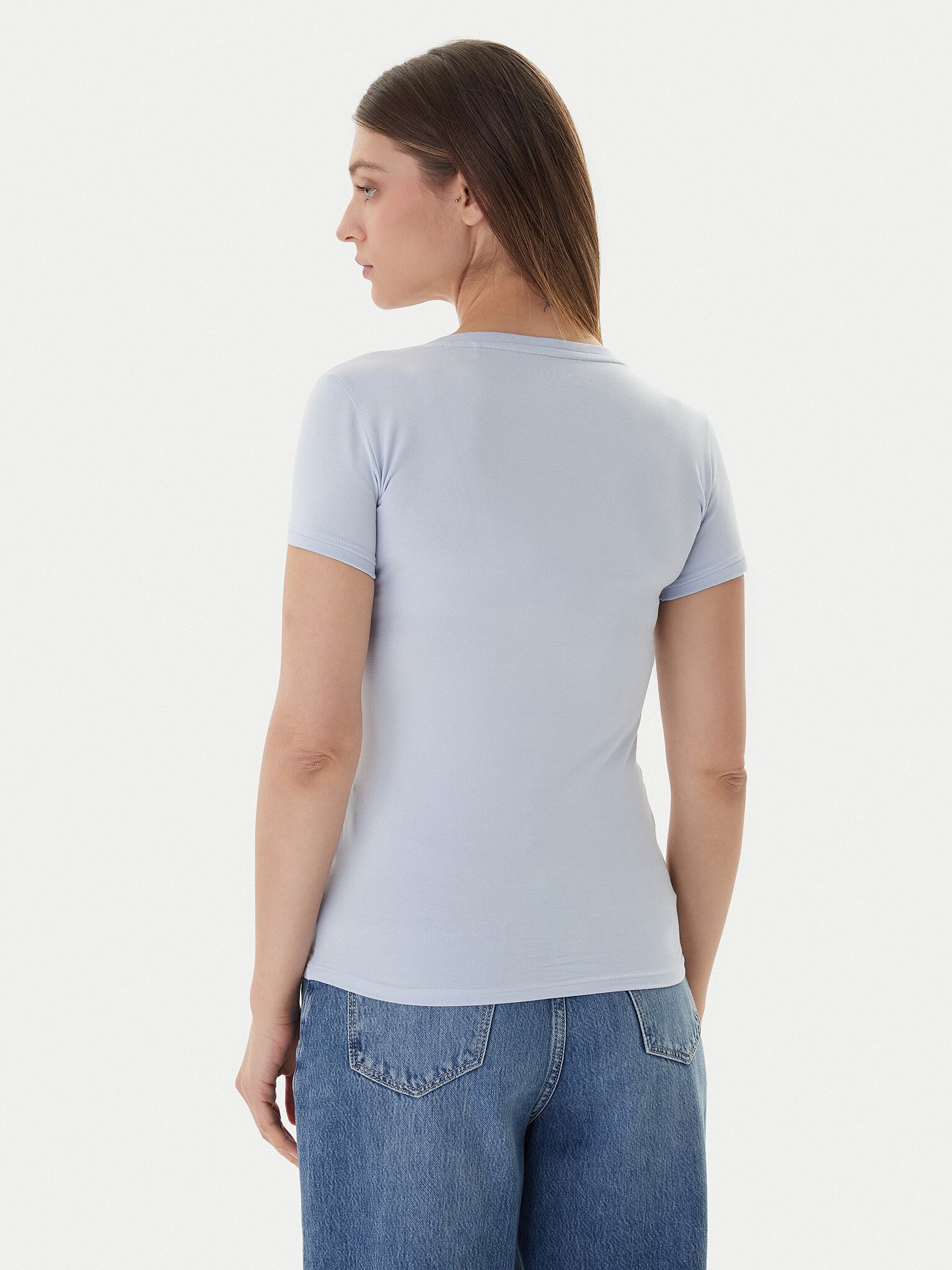 Tee shirt  Guess jeans W2YI45 J1314 G7S1 AIRWAY BLUE