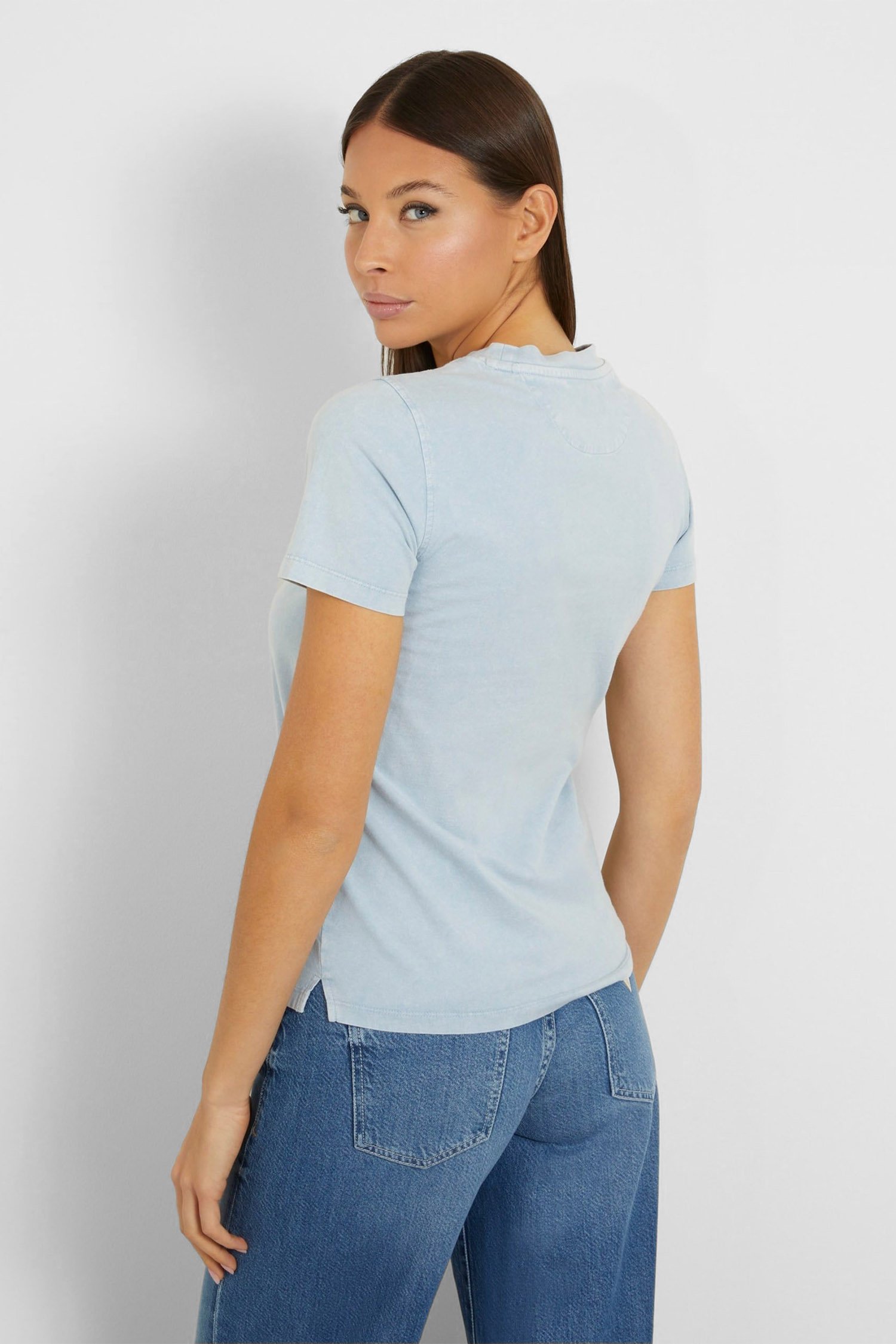 Tee shirt  Guess jeans W4GI26 I3Z14 G7N1 ARCTIC SKY