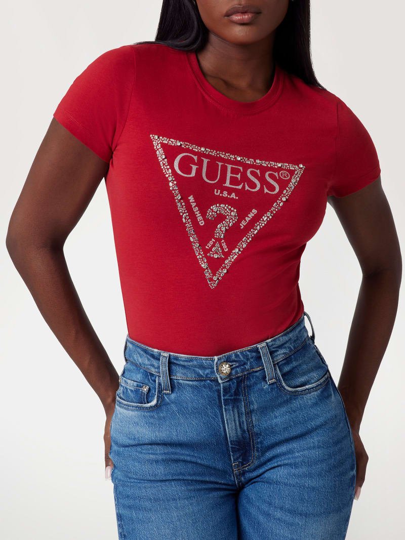 Tee shirt  Guess jeans W4PI0C J1314 A51D SIREN RED