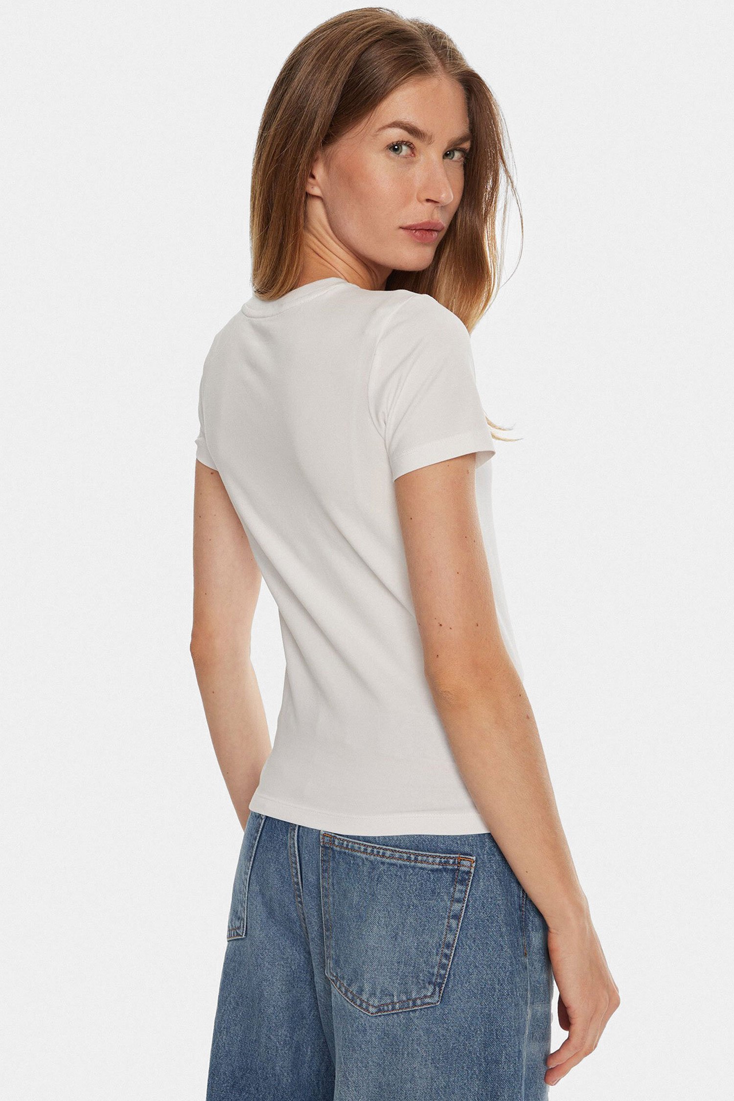 Tee shirt  Guess jeans W4YI01 J1314 G011 Pure White