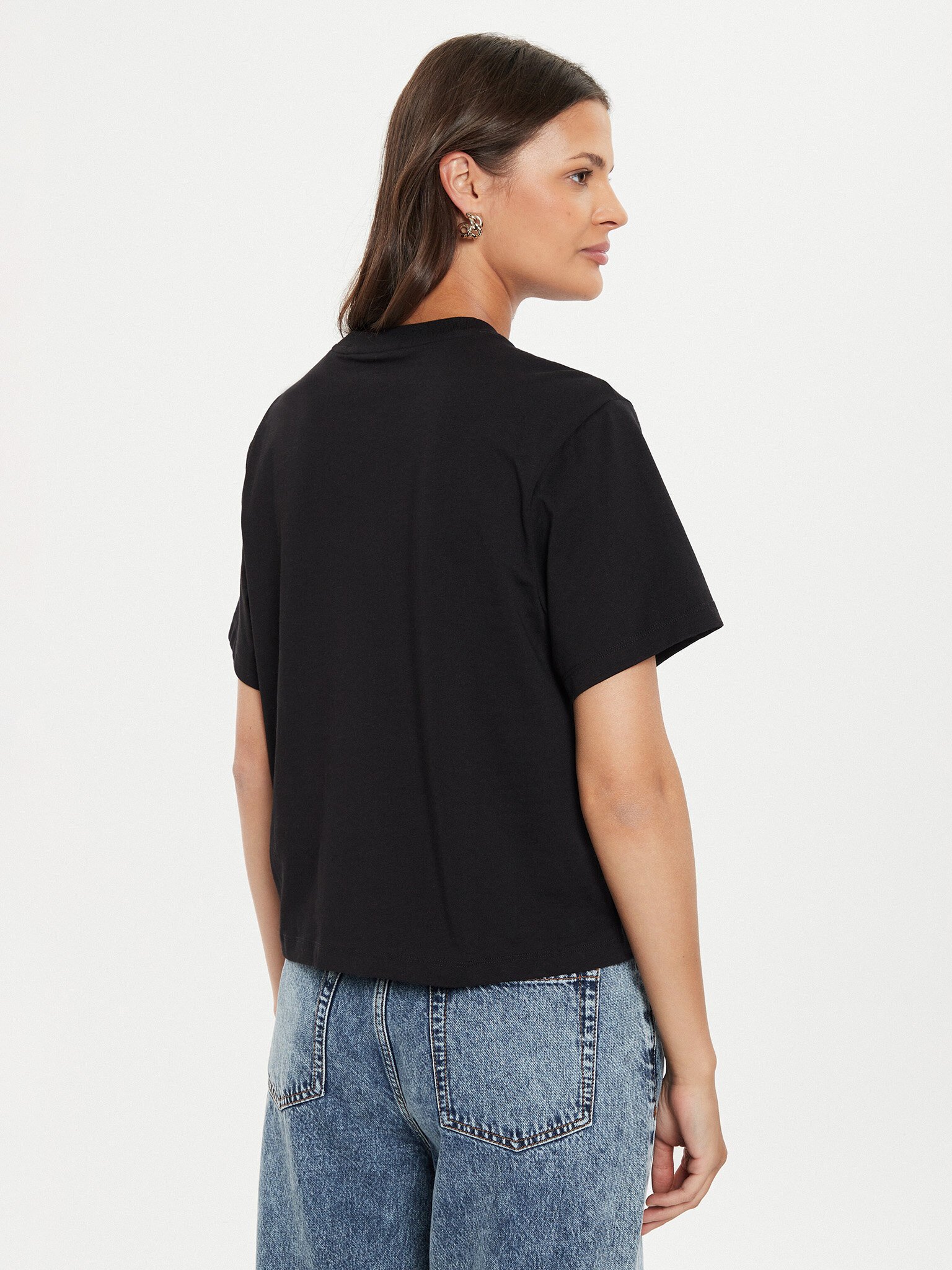 Tee shirt  Guess jeans W4YI05 K8HM0 JBLK Jet Black A996