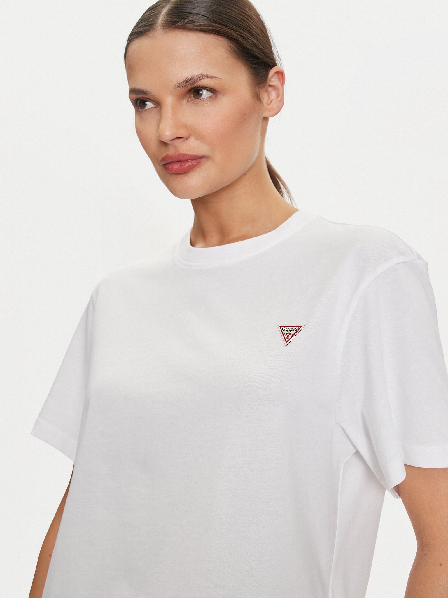Tee shirt  Guess jeans W4YI05 K8HM0 G011 Pure White