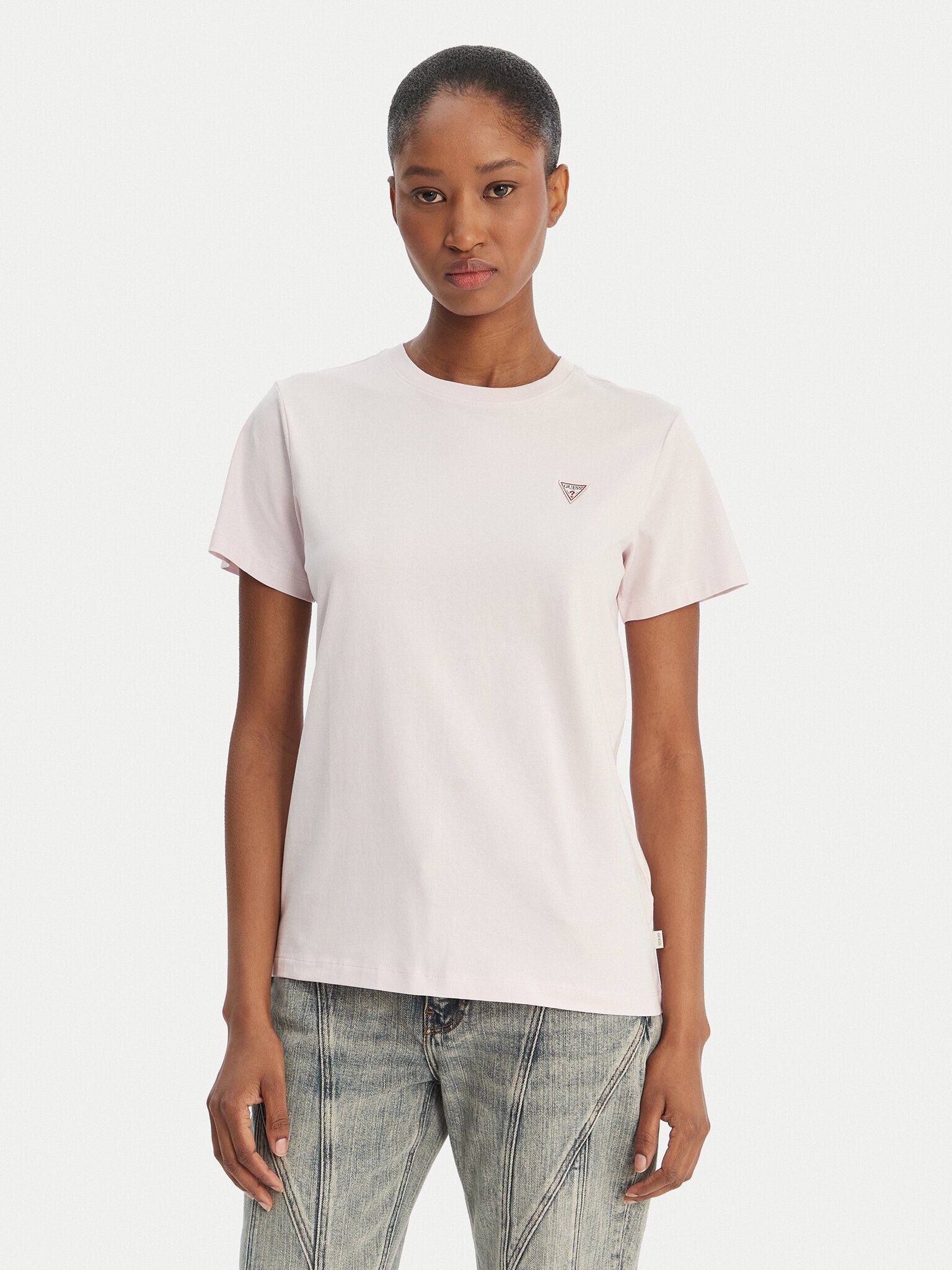 Tee shirt  Guess jeans W4YI10 J1314 G491 SUMMER LILAC