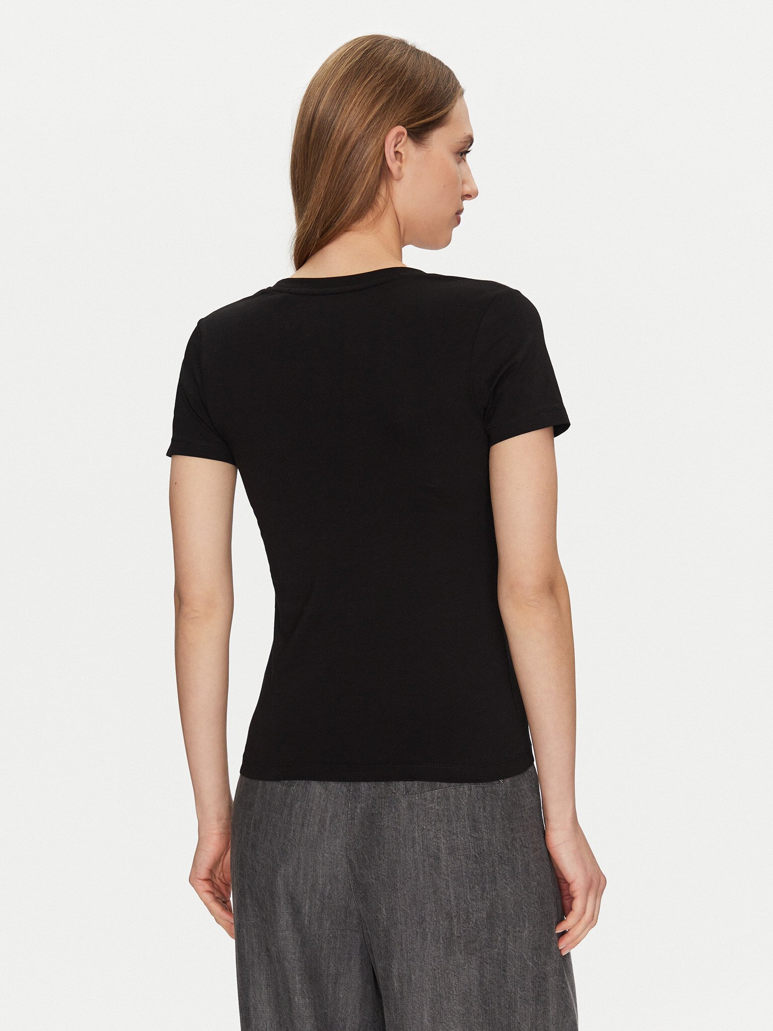 Tee shirt  Guess jeans W4YI23 J1314 JBLK Jet Black A996