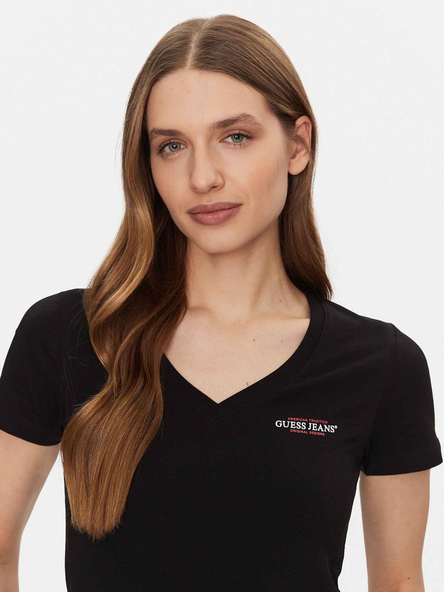 Tee shirt  Guess jeans W4YI23 J1314 JBLK Jet Black A996