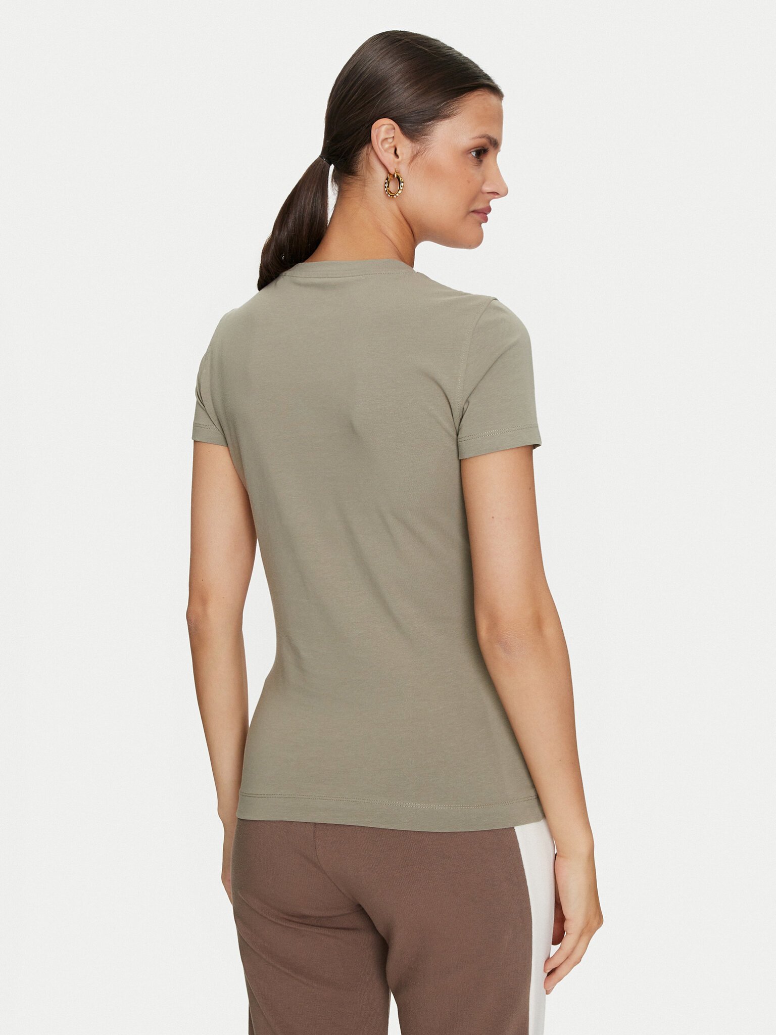 Tee shirt  Guess jeans W4YI26 J1314 G9D5 MOSSY GREEN