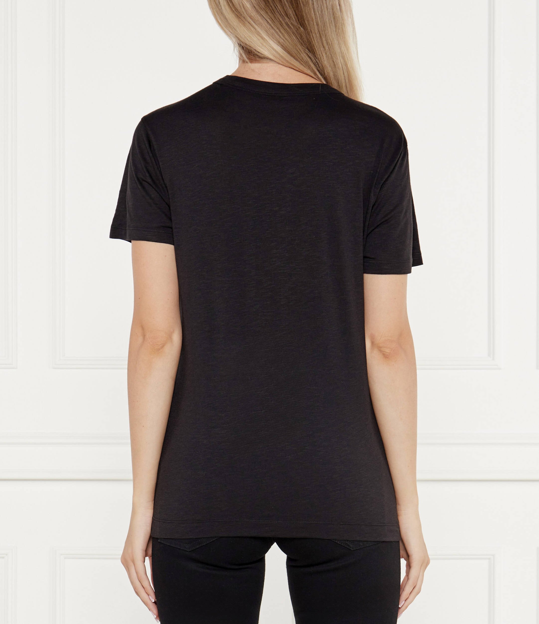 Tee shirt  Guess jeans W4YI35 KC8T0 JBLK Jet Black A996