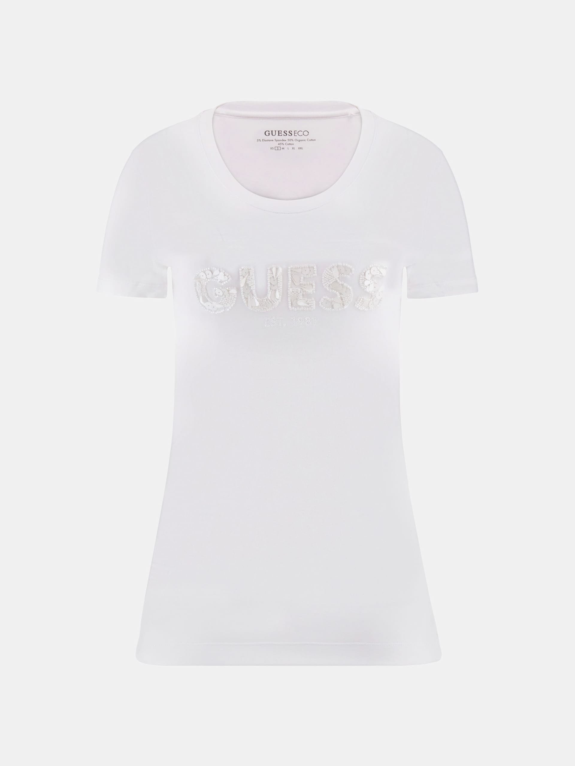 Tee shirt  Guess jeans W5GI17 J1314 G011 Pure White