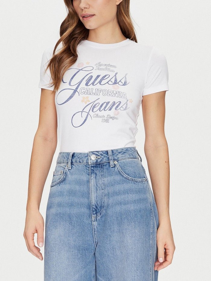 Tee shirt  Guess jeans W5GI24 J1314 G011 Pure White