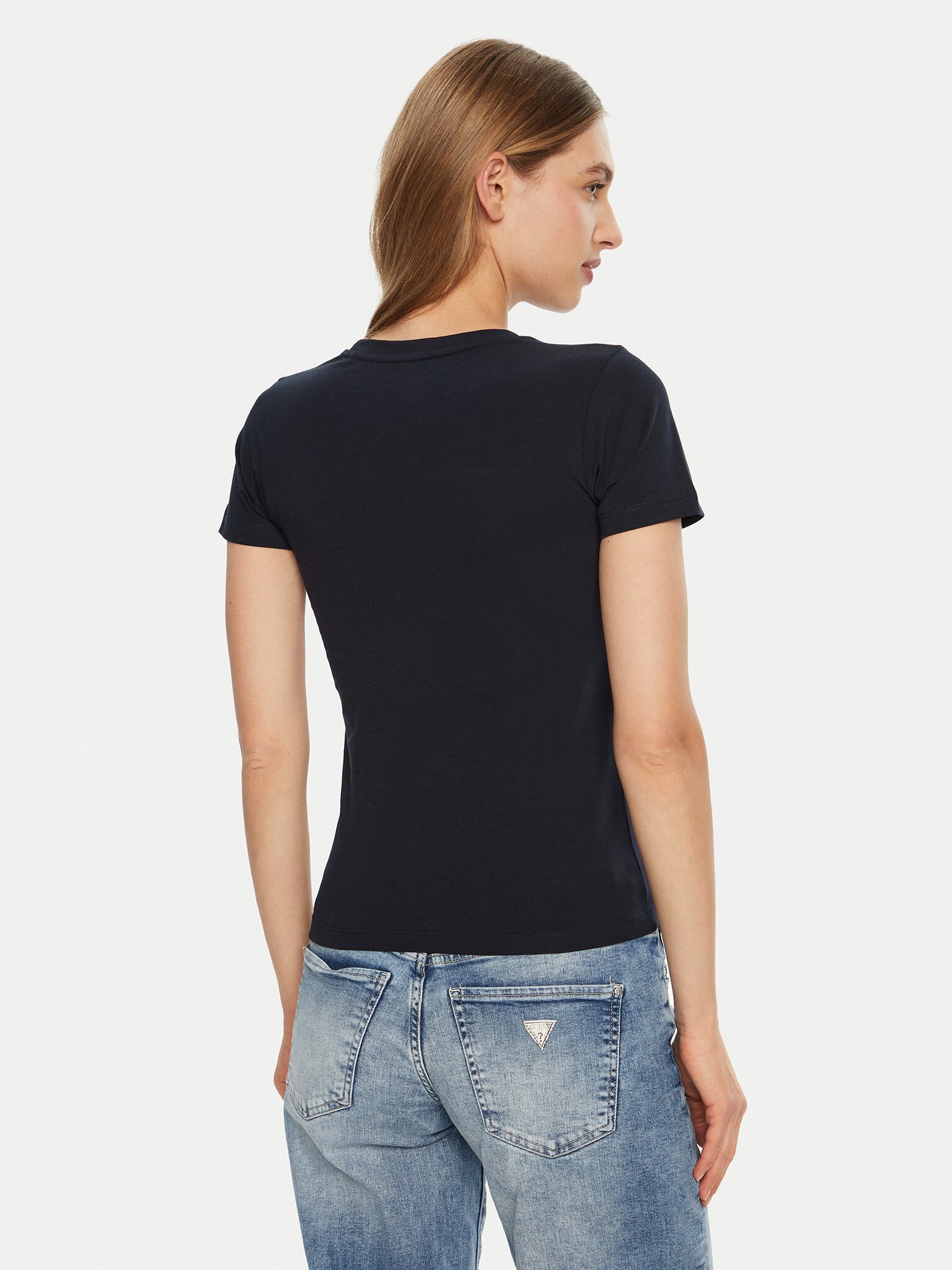 Tee shirt  Guess jeans W5RI52 J1314 A71W DARING OCEAN