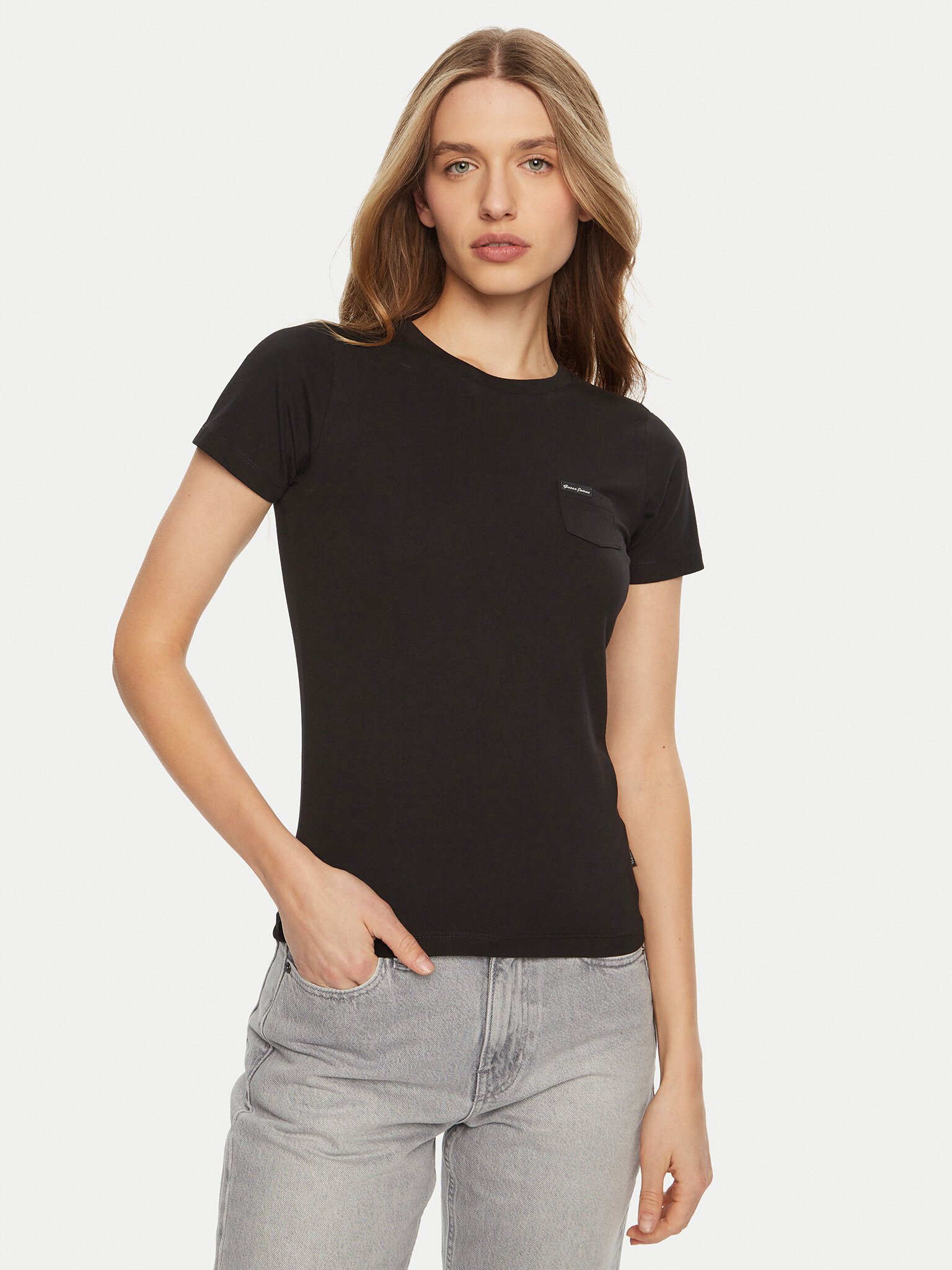 Tee shirt  Guess jeans W5RI52 J1314 JBLK Jet Black A996
