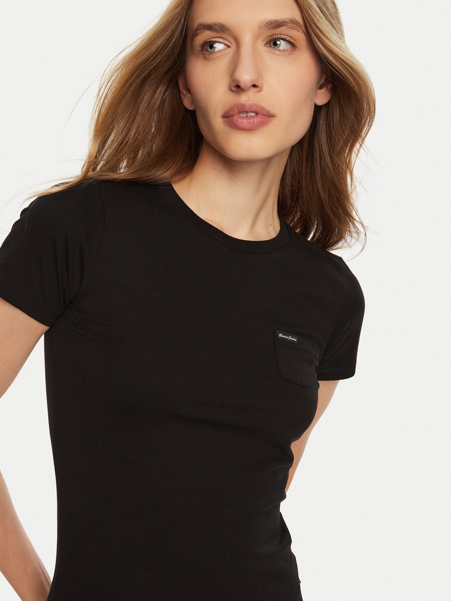 Tee shirt  Guess jeans W5RI52 J1314 JBLK Jet Black A996