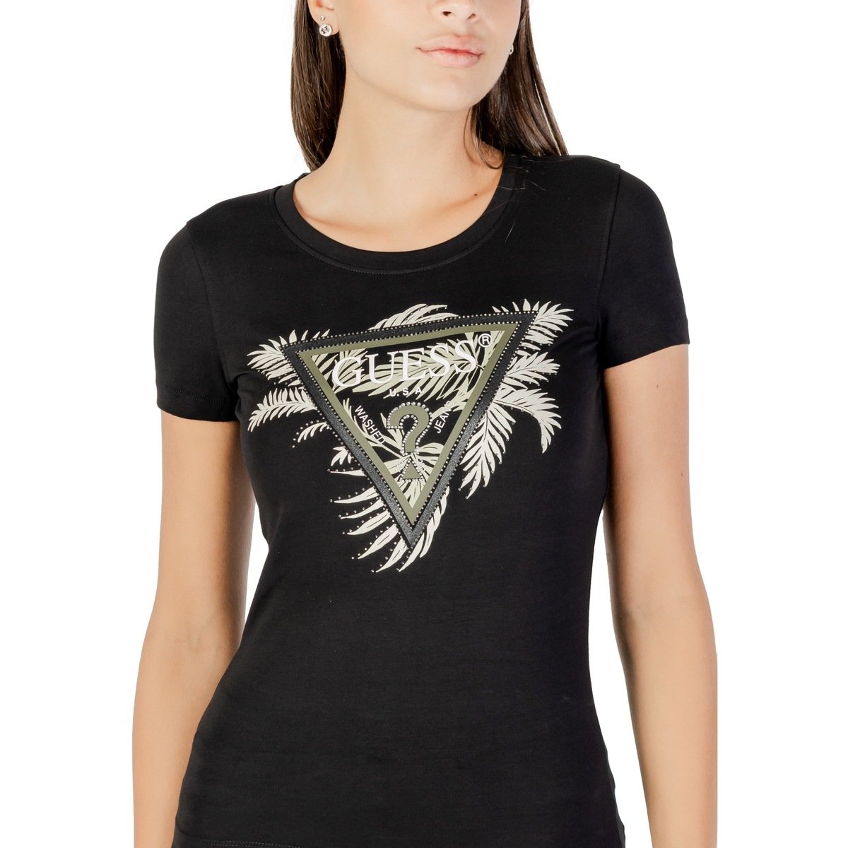 Tee shirt  Guess jeans W5YI13 J1314 JBLK Jet Black A996
