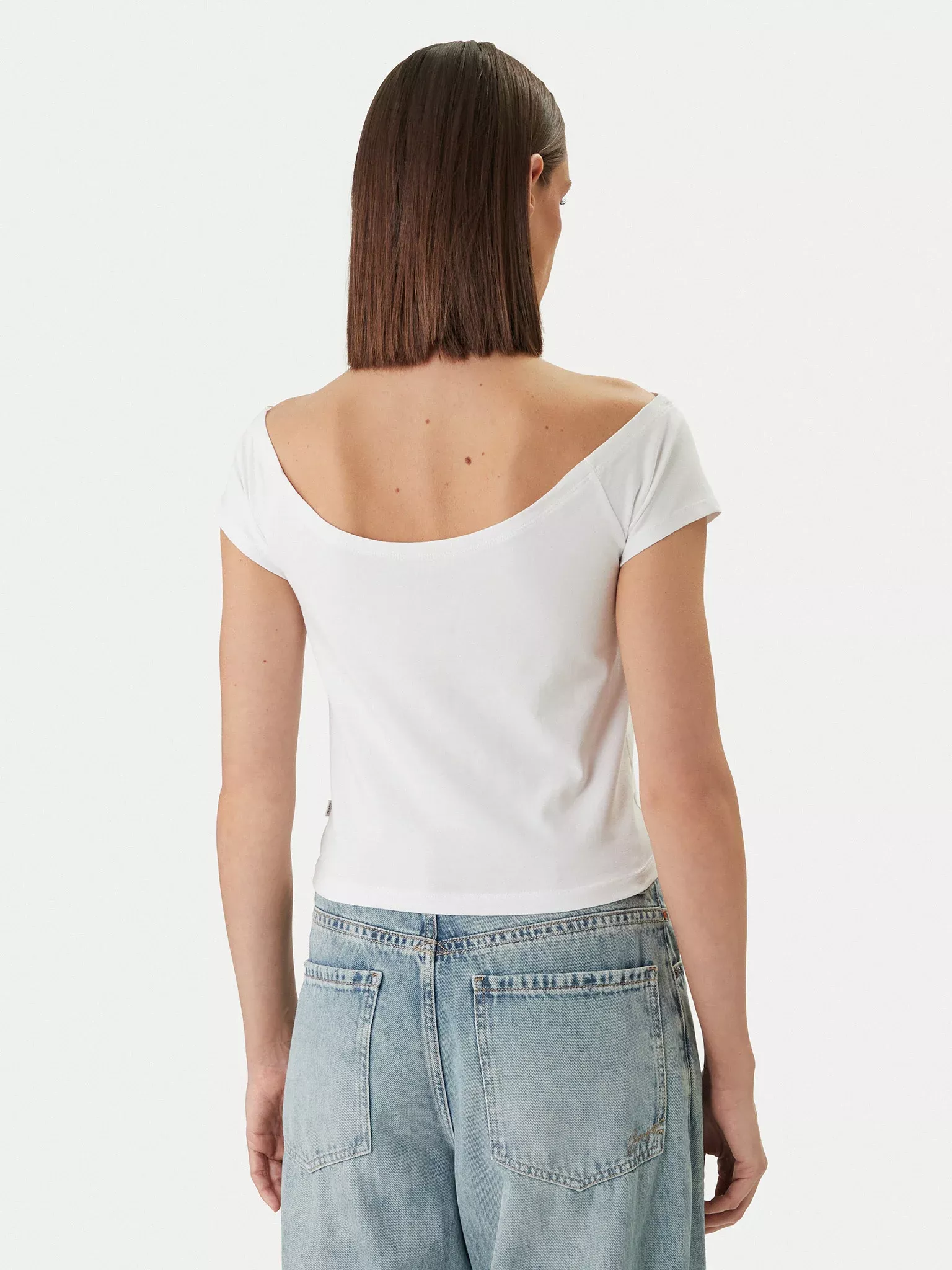 Tee shirt  Guess jeans W6GI07 J1314 G011 Pure White