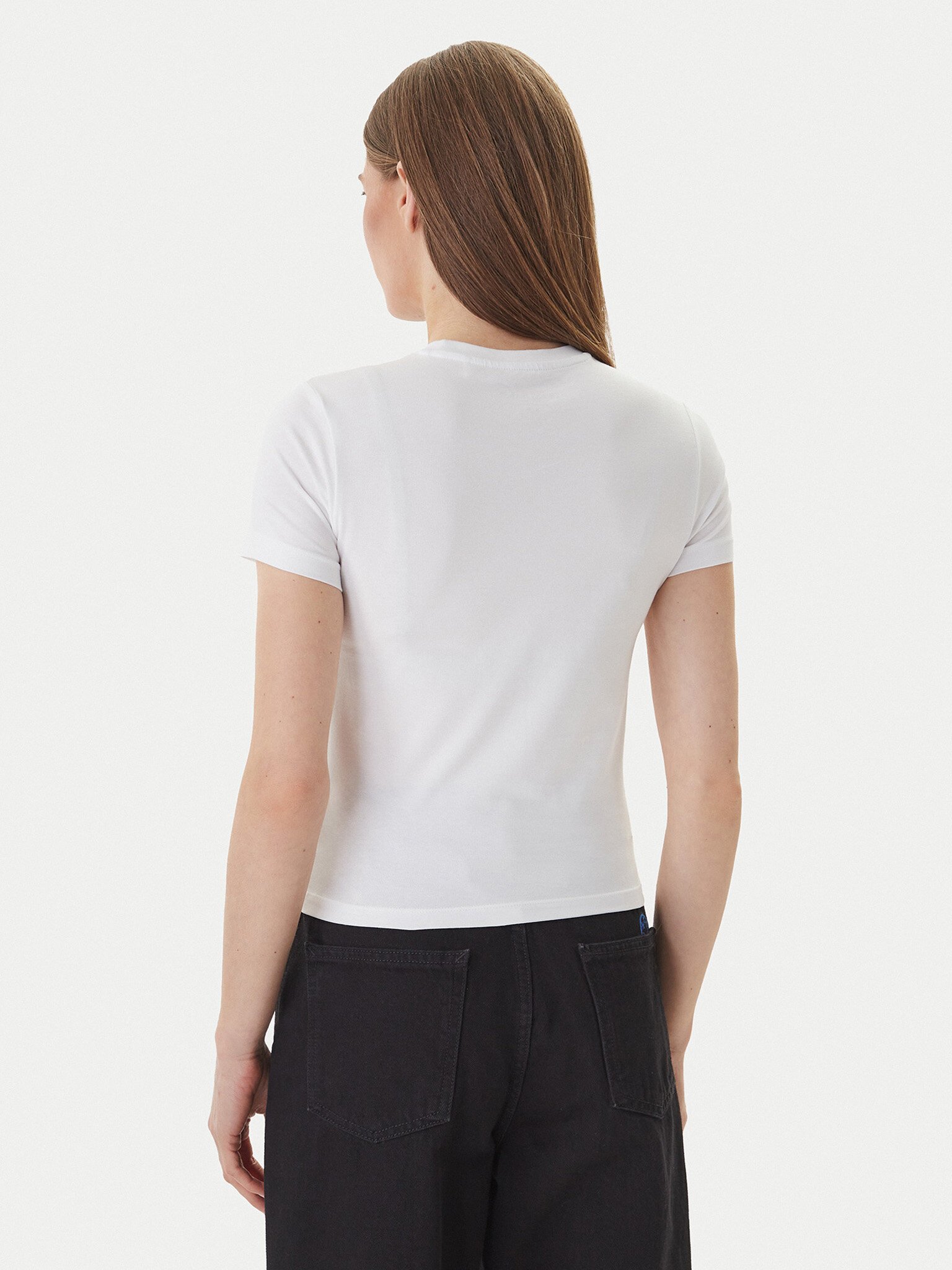 Tee shirt  Guess jeans W6GIB1 J1314 G011 Pure White