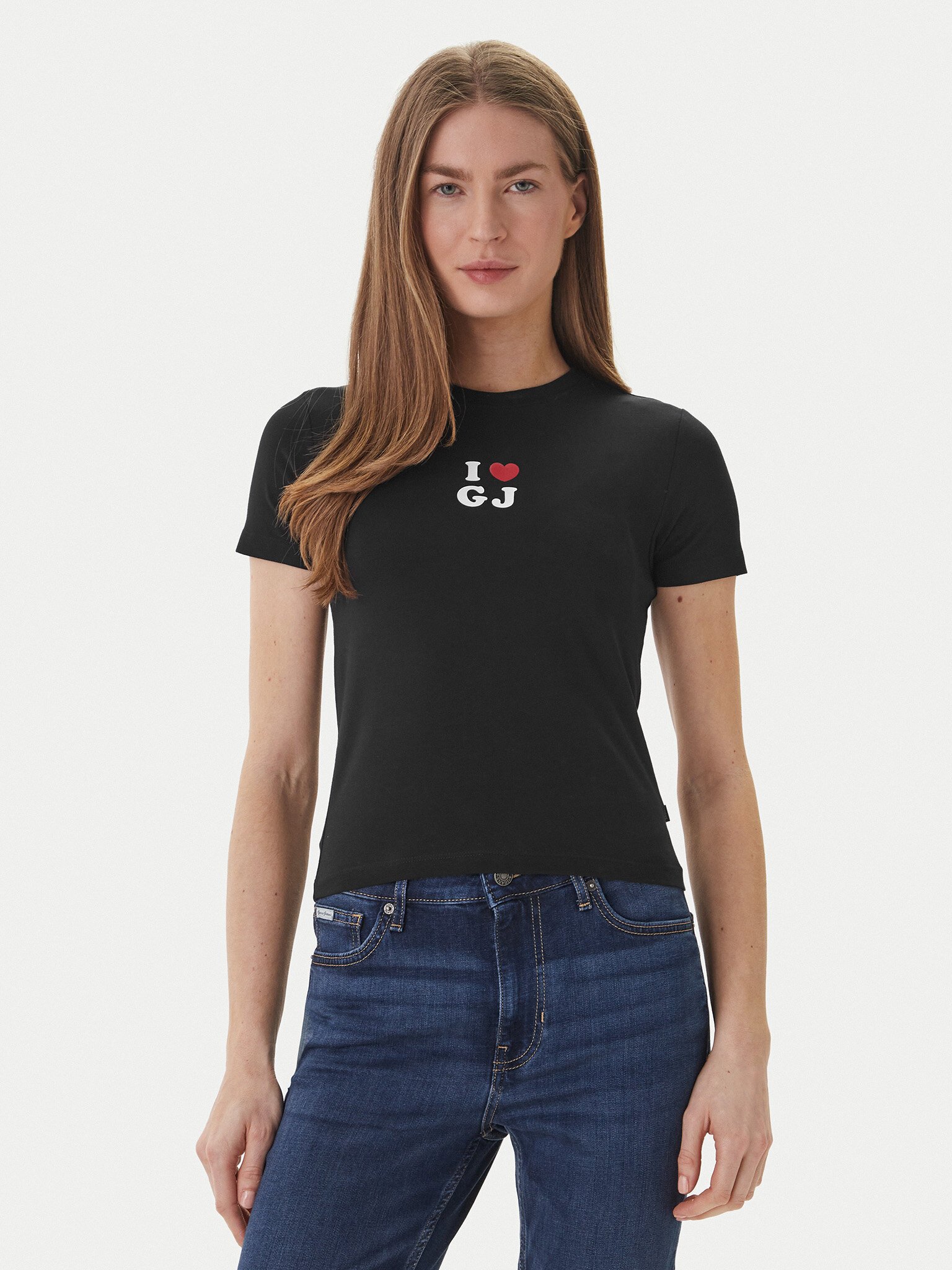 Tee shirt  Guess jeans W6GIB1 J1314 JBLK Jet Black A996