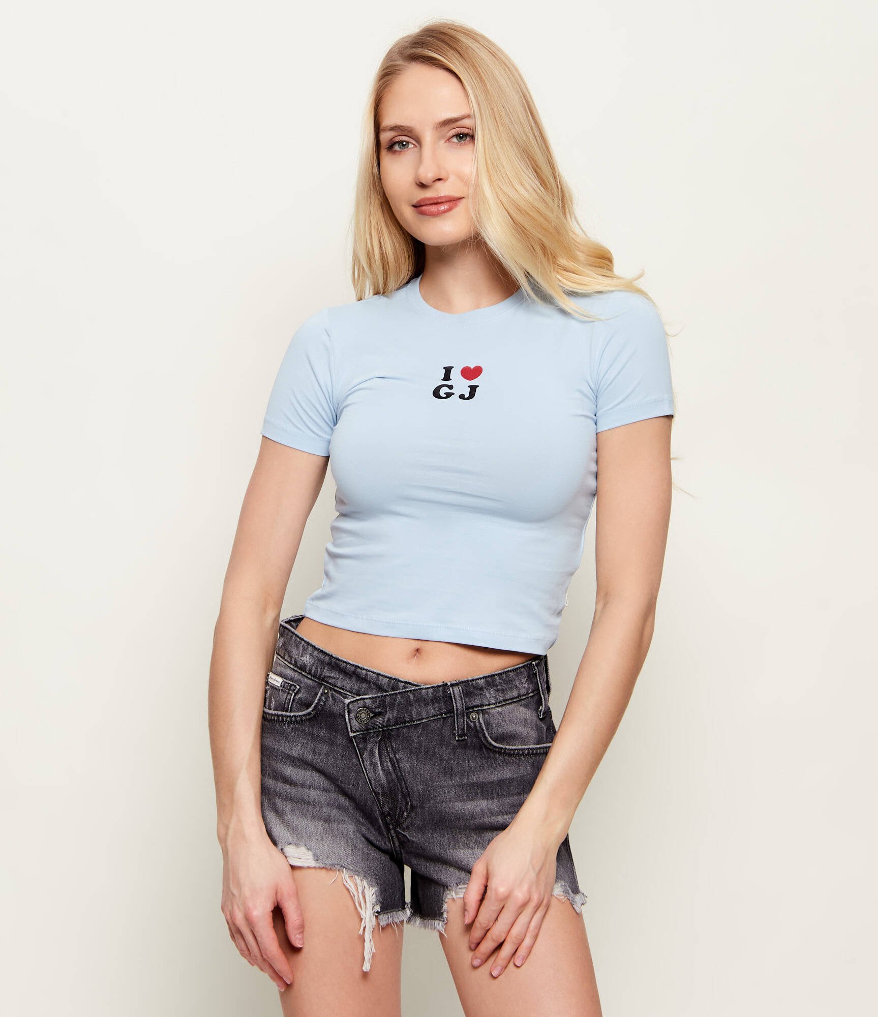 Tee shirt  Guess jeans W6GIB1 J1314 G7K2 FOG BLUE