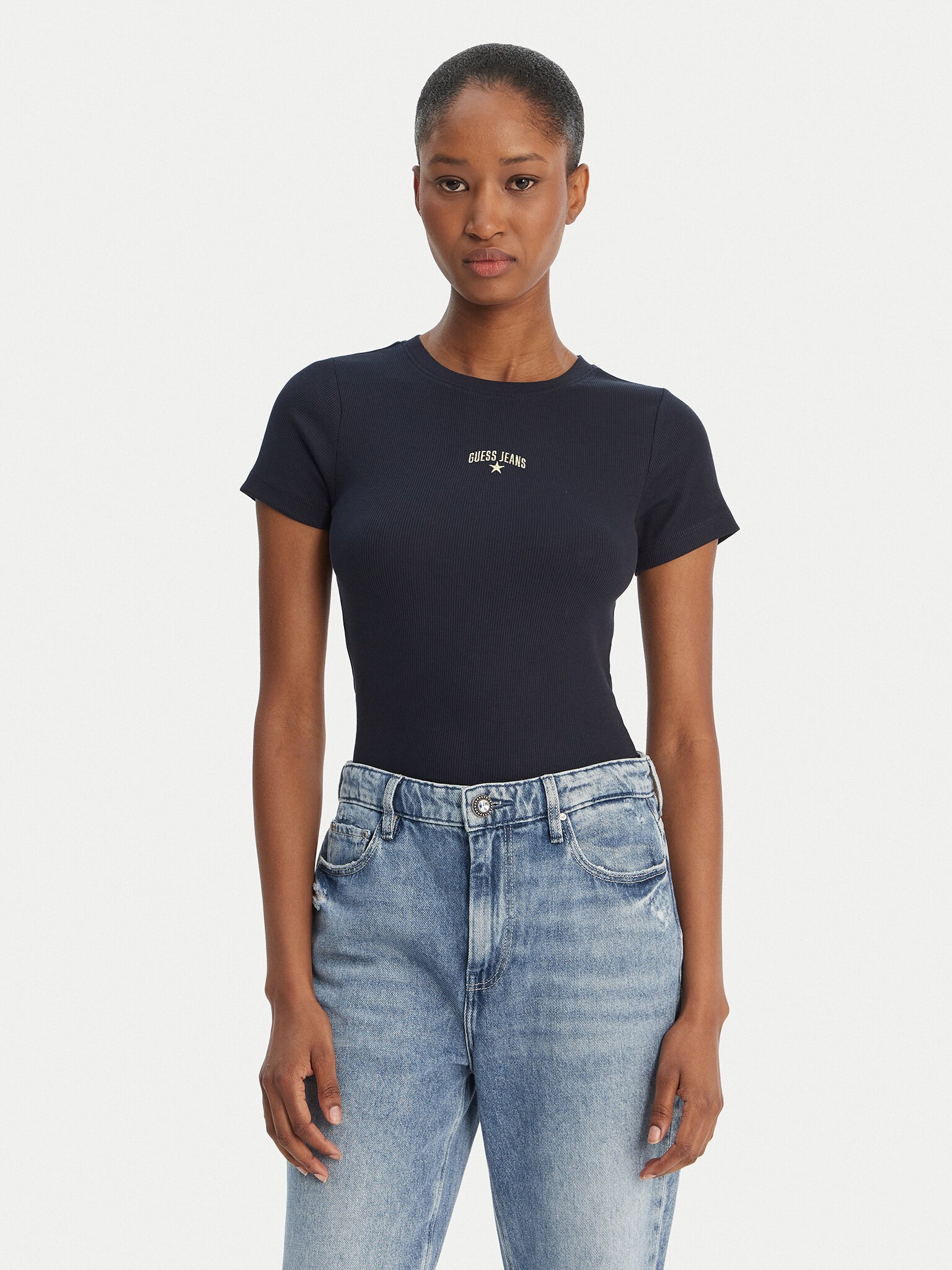 Tee shirt  Guess jeans W6GPZ3 KA0H1 A71W DARING OCEAN