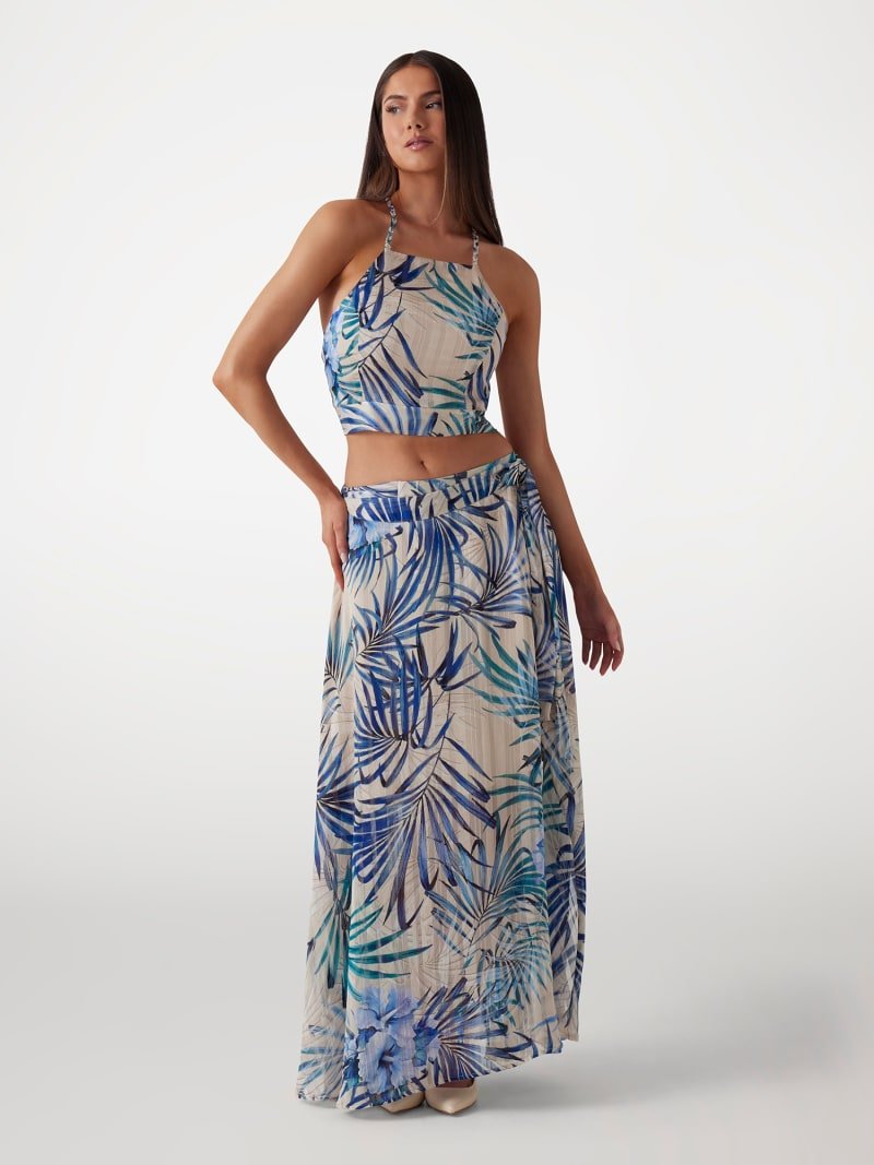 Top   Guess jeans W5GH74 WH9Z2 P7VM FIJI PALM PRINT