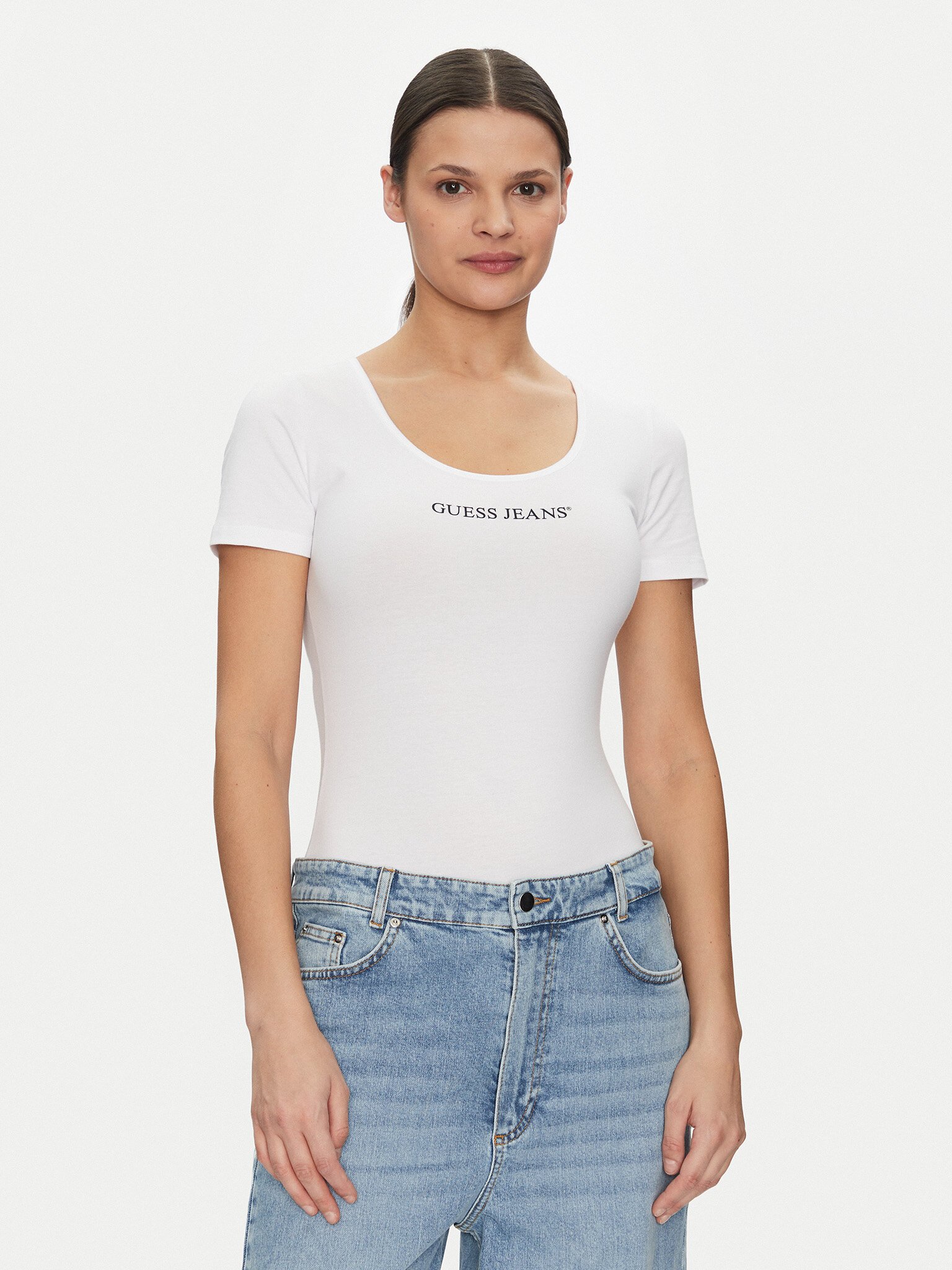 Top   Guess jeans W5GP25 J1314 G011 Pure White