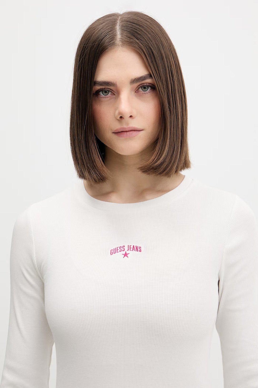 Top   Guess jeans W6GPZ4 KA0H1 G046 ALABASTER WHITE