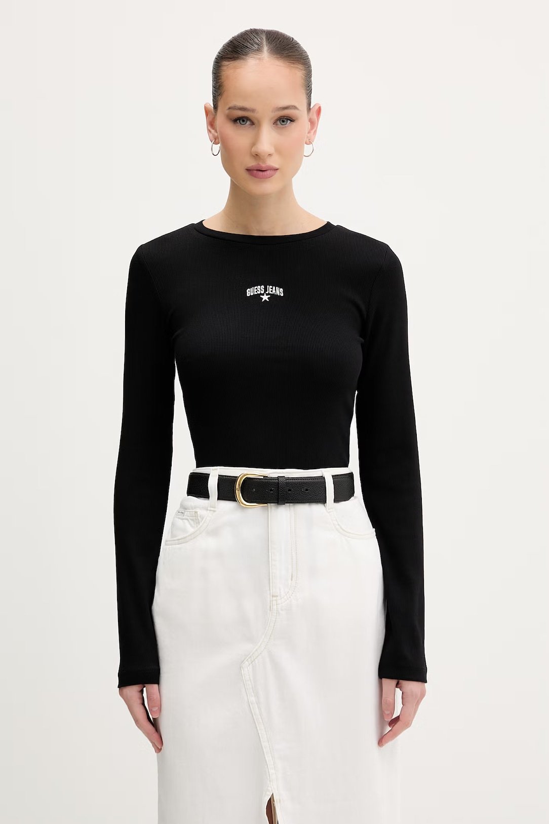 Top   Guess jeans W6GPZ4 KA0H1 JBLK Jet Black A996