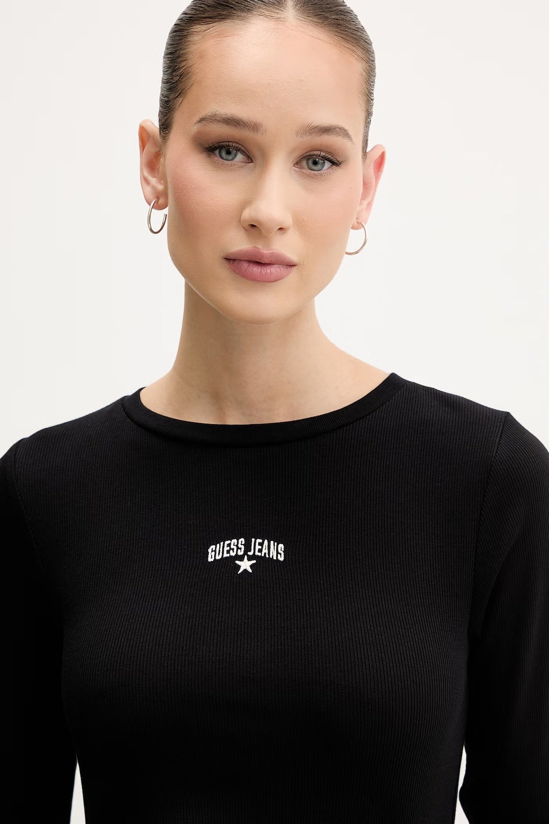 Top   Guess jeans W6GPZ4 KA0H1 JBLK Jet Black A996